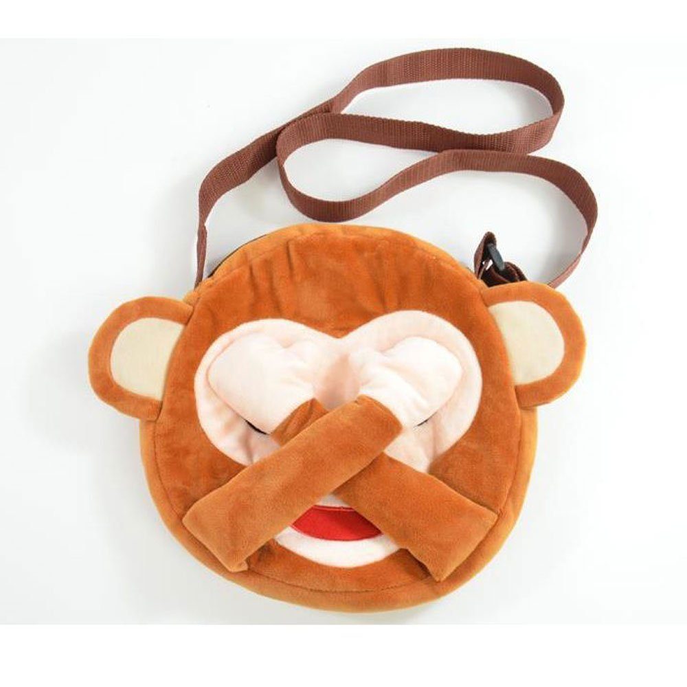 Kögler Kindergartentasche Affe Emoticon Mogee Kindertasche rund 23 cm