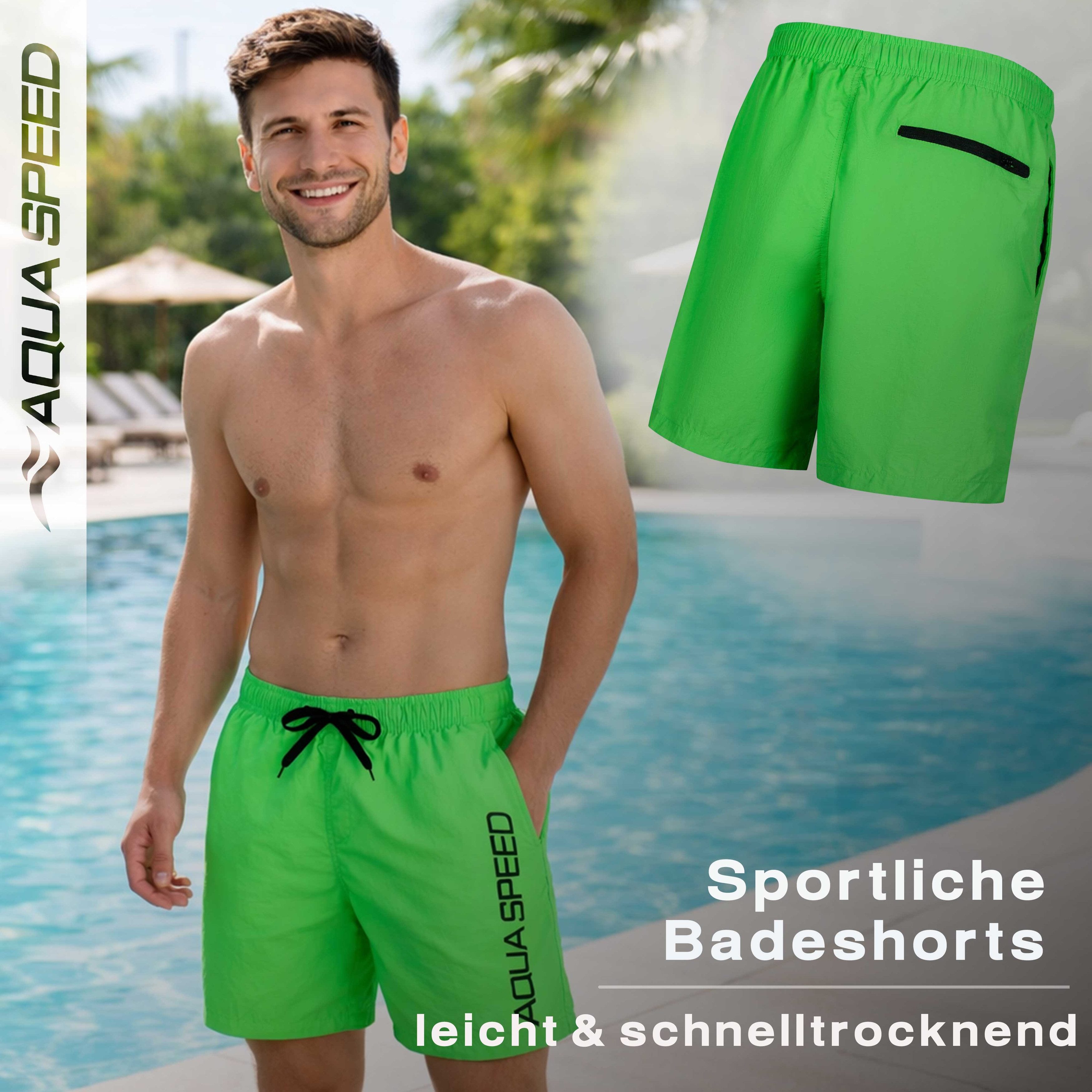 Aqua Speed Boardshorts (OWEN Badeshorts Schwimmhose Strandhose Badehose Männer) Komfortable Verarbeitung unterstützt zuverlässiges Tragen im Sommer