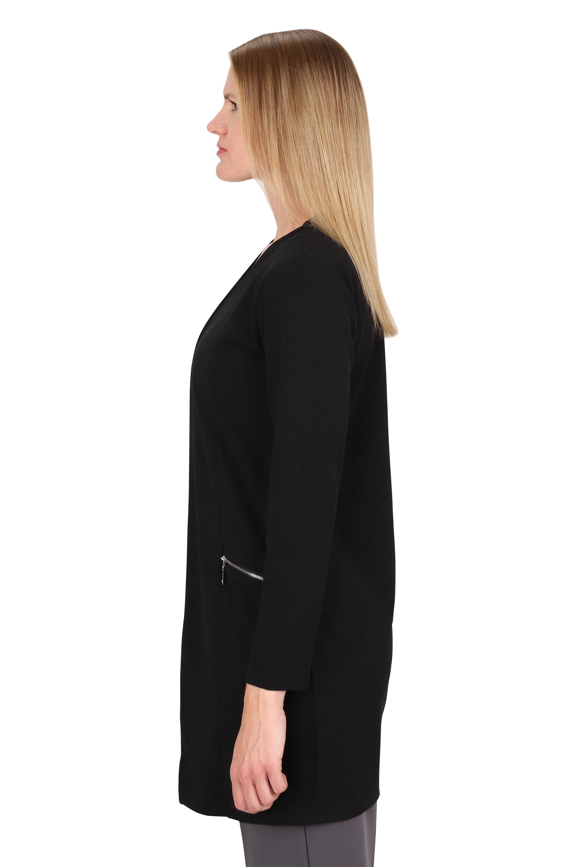 malito more than fashion Jackenblazer Long Blazer 6041 offener Long Blazer