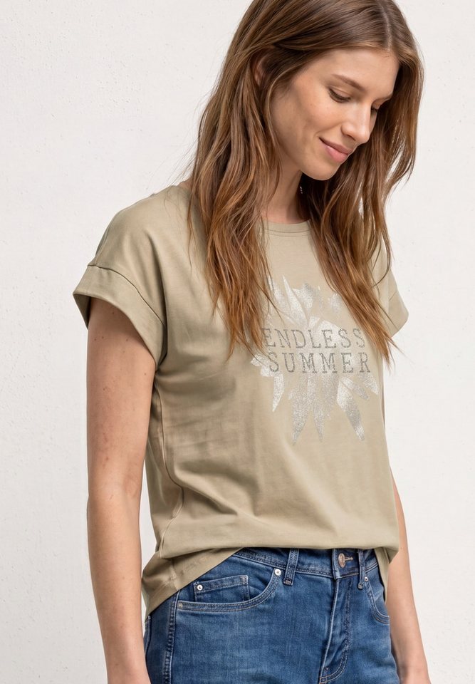 STREET ONE Print-Shirt aus reiner Baumwolle