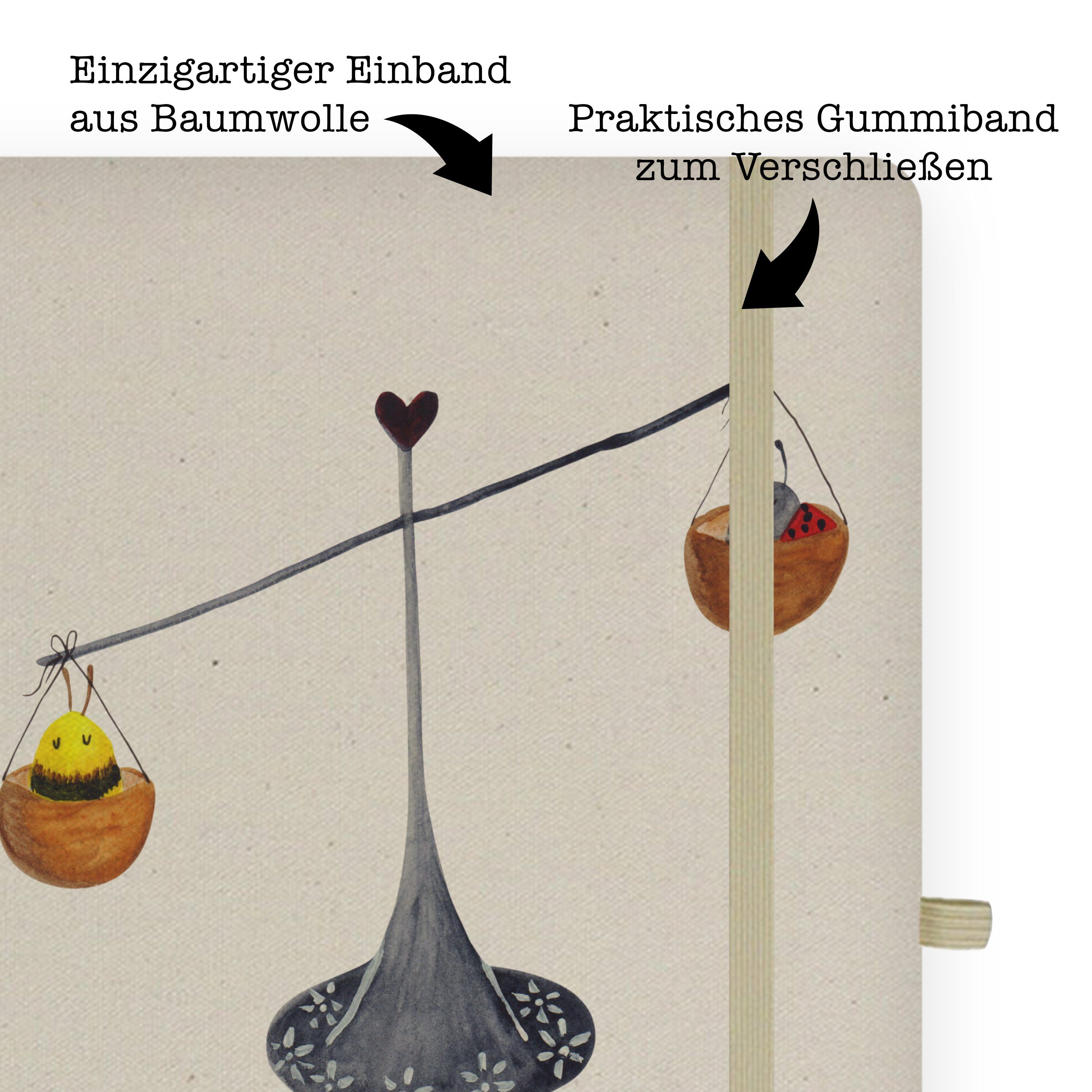 & Panda Mrs. - Mrs. Notizbuch - Mr. & Transparent Hummel, Sternzeichen Schreibheft, Adr Mr. Geschenk, Panda Waage