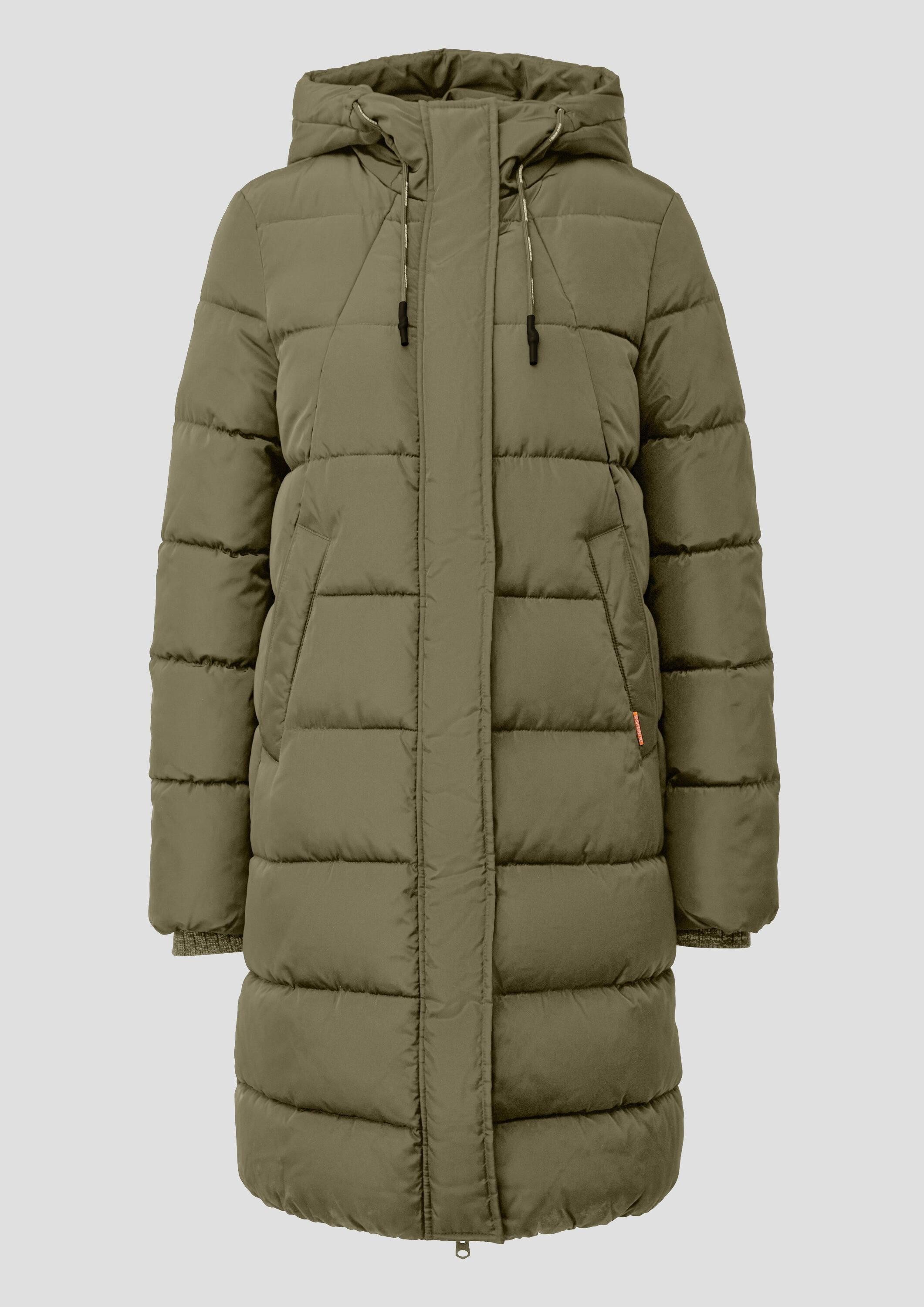 QS Wintermantel Outdoor-Mantel Wattierter Steppmantel