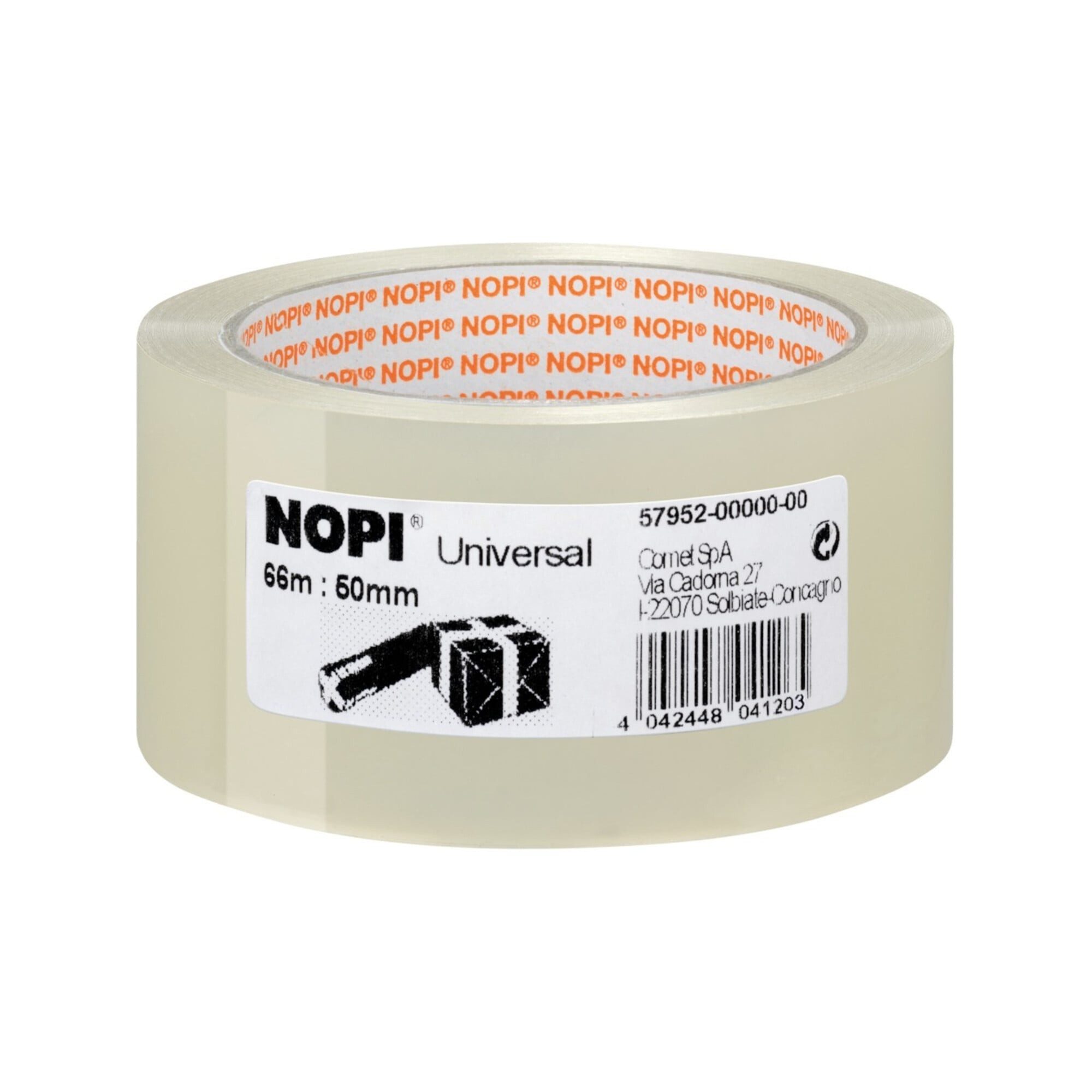 tesa Klebeband Nopi TESA, Pack universal 66mx50mm braun 6 Stk