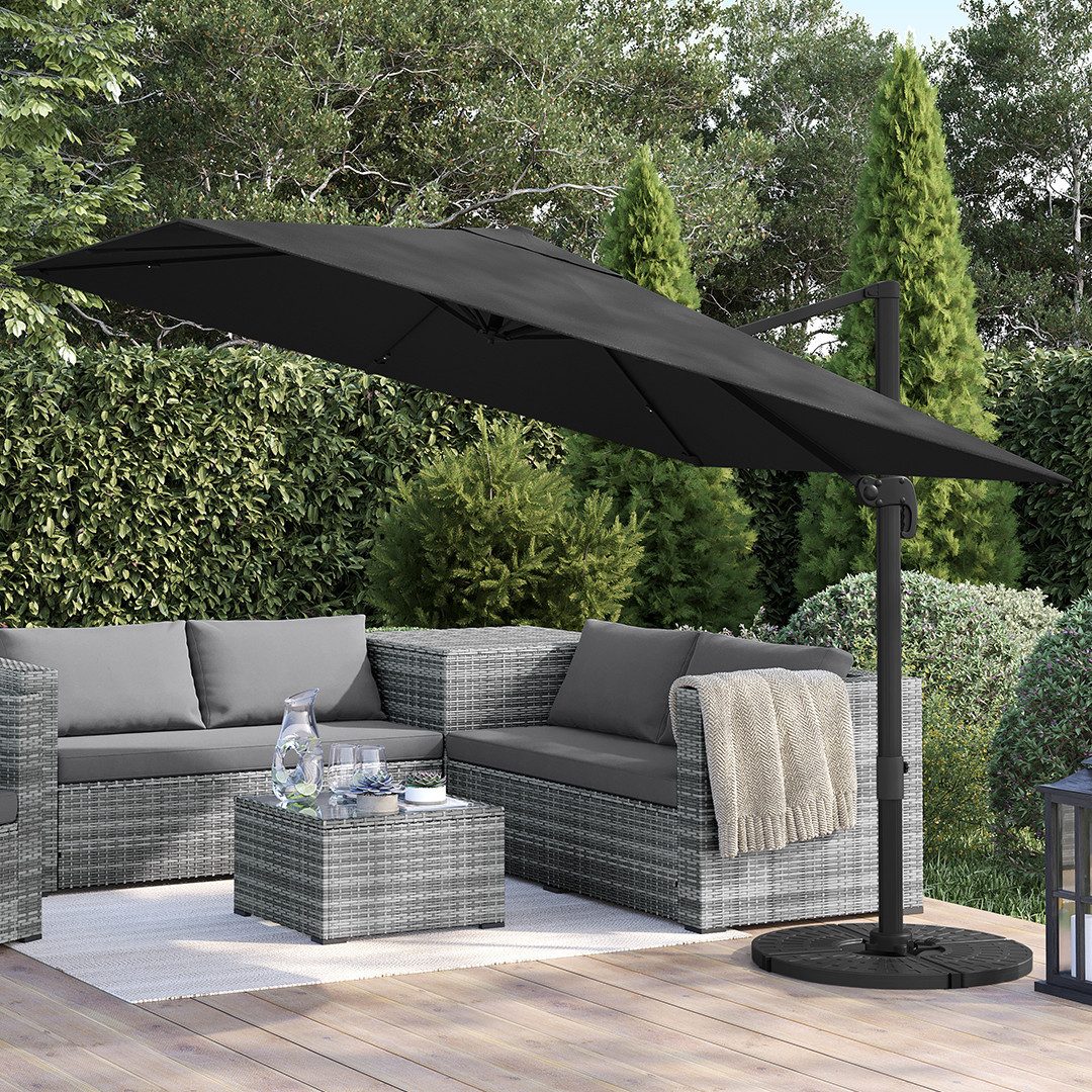 STEELSØN Sonnenschirm Lyrion, quadrat, 300x300 cm, günstig online kaufen