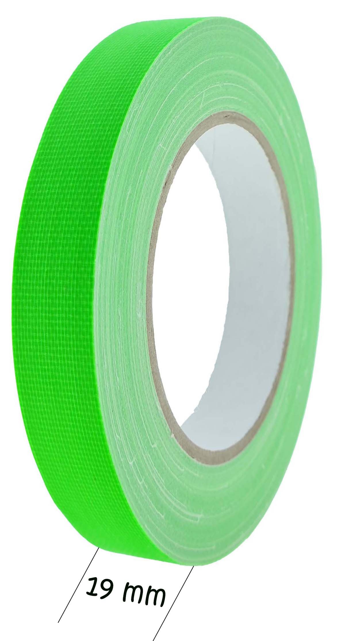 varivendo Klebeband Klebeband 25m Gewebeband neon-grün günstig online kaufen