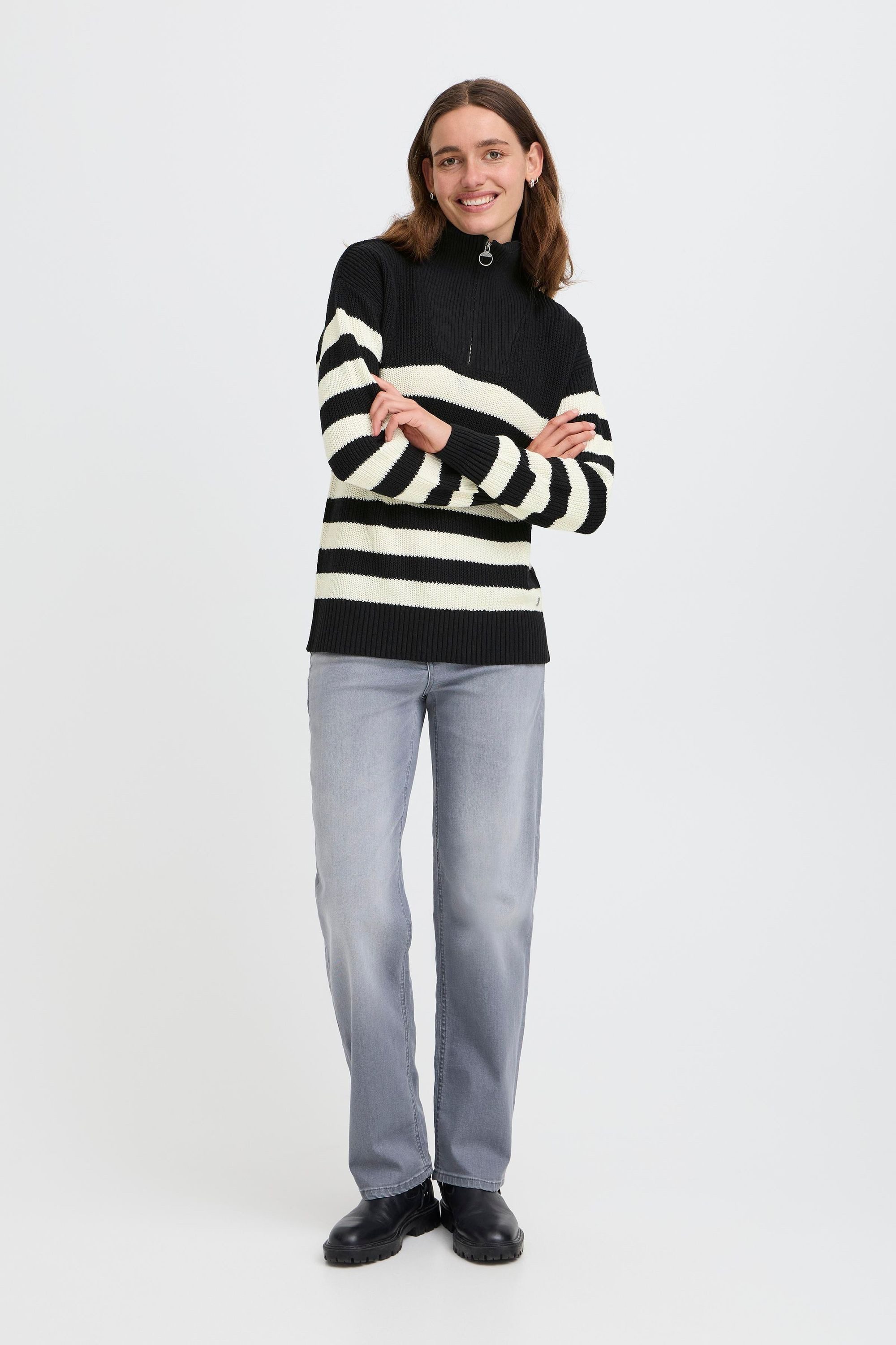 OXMO Troyer OXKalane Moderner Troyer mit Streifen