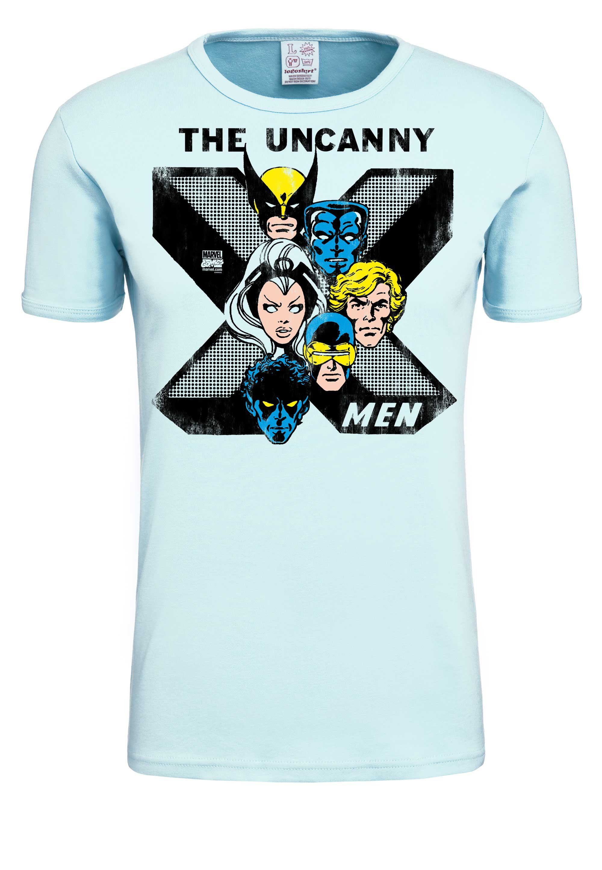 großem mit Front-Print T-Shirt X-Men LOGOSHIRT