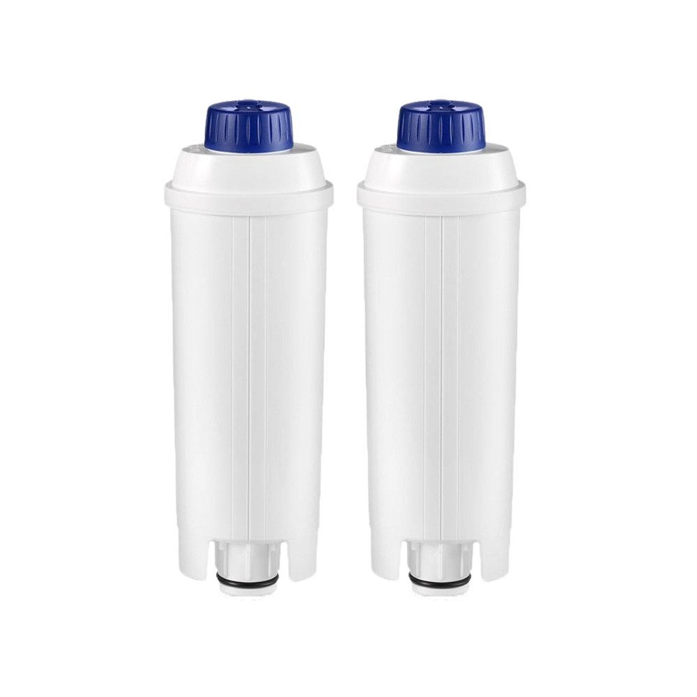 Trade-Shop Wasserfilter 2x passend für DeLonghi Autentica Cappuccino Eletta, Zubehör für DeLonghi DLS C002, SER3017, 5513292811, 8004399327252, Filterpatrone / Filtergranulat