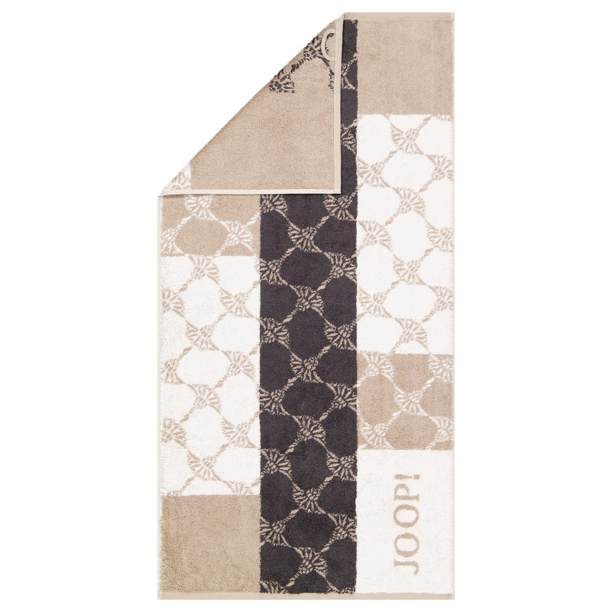JOOP! Saunatuch Sauna Squares 1719, 100% Baumwolle (1-St)