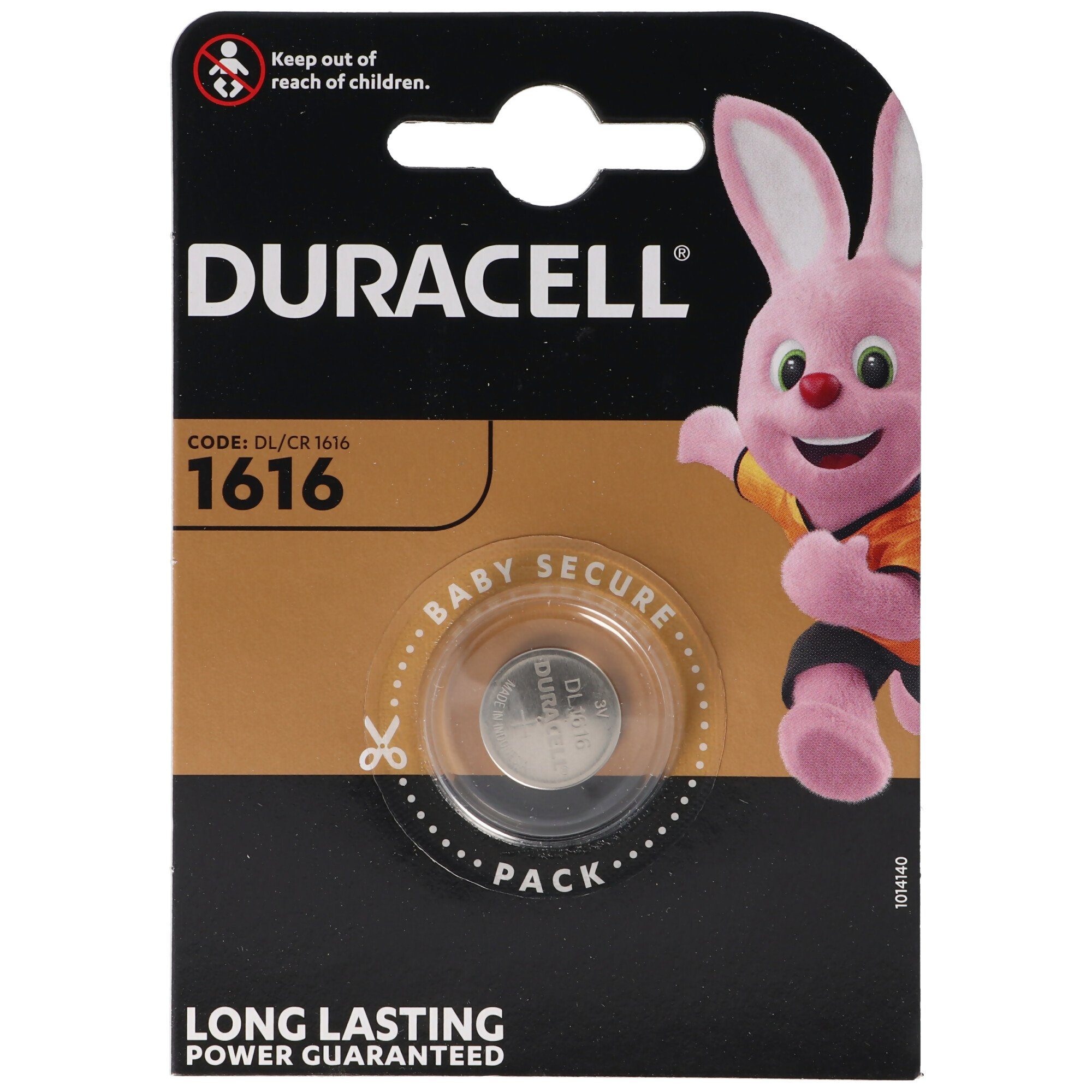 VARTA Duracell CR1616 Lithium Batterie Batterie, (3,0 V)