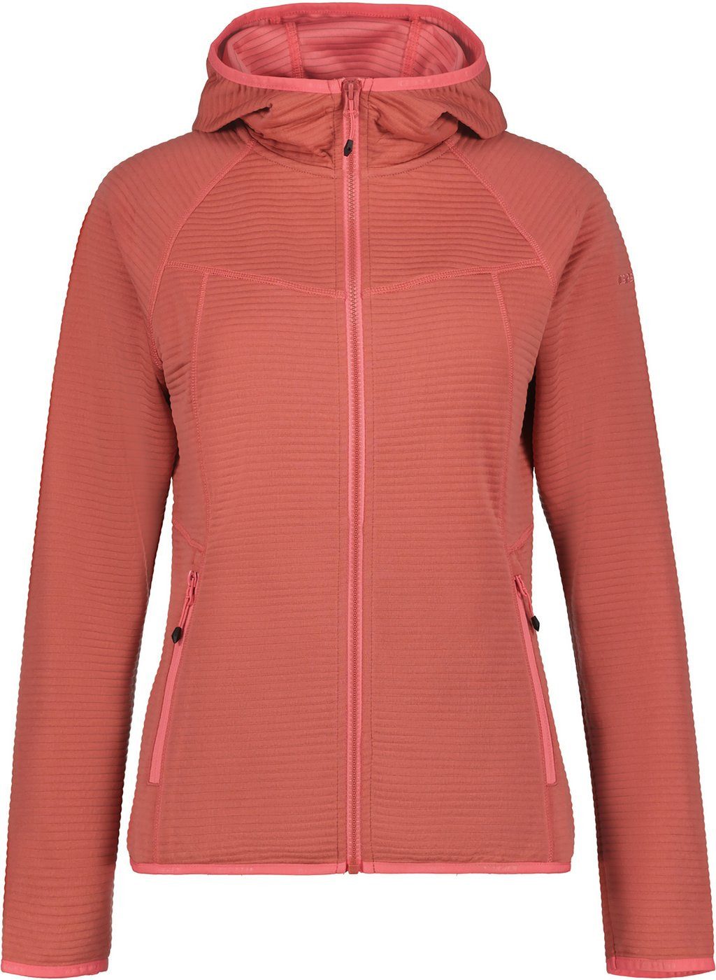 Strickfleecejacke Midlayer Berryville mit Kapuze
