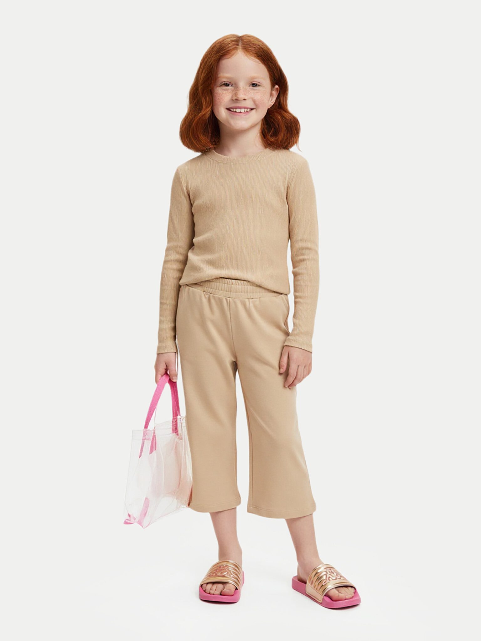 Kappa Kappa Flip Flops Mädchen Gold SS24-K2 Badepantolette