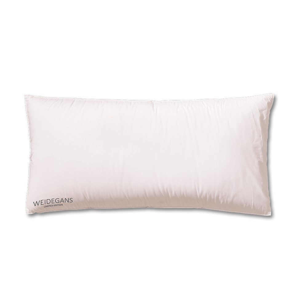 Kauffmann Gänsedaunenkopfkissen 3 Kammerkissen "Weidegans Limited Edition", Füllung: Außen: 100% Gänsedaunen/ Innen: 100% Gänsefedern, Bezug: 100% Baumwolle, Rückenschläfer, Bauchschläfer, Seitenschläfer, Hervorragende Stützwirkung des Kopf- & Nackenbereichs