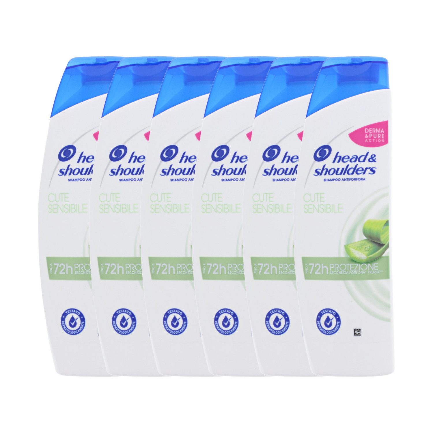 Head & Shoulders Haarshampoo 6 x Head & Shoulders Anti Schuppen Shampoo Sensititv je 250ml cute sen