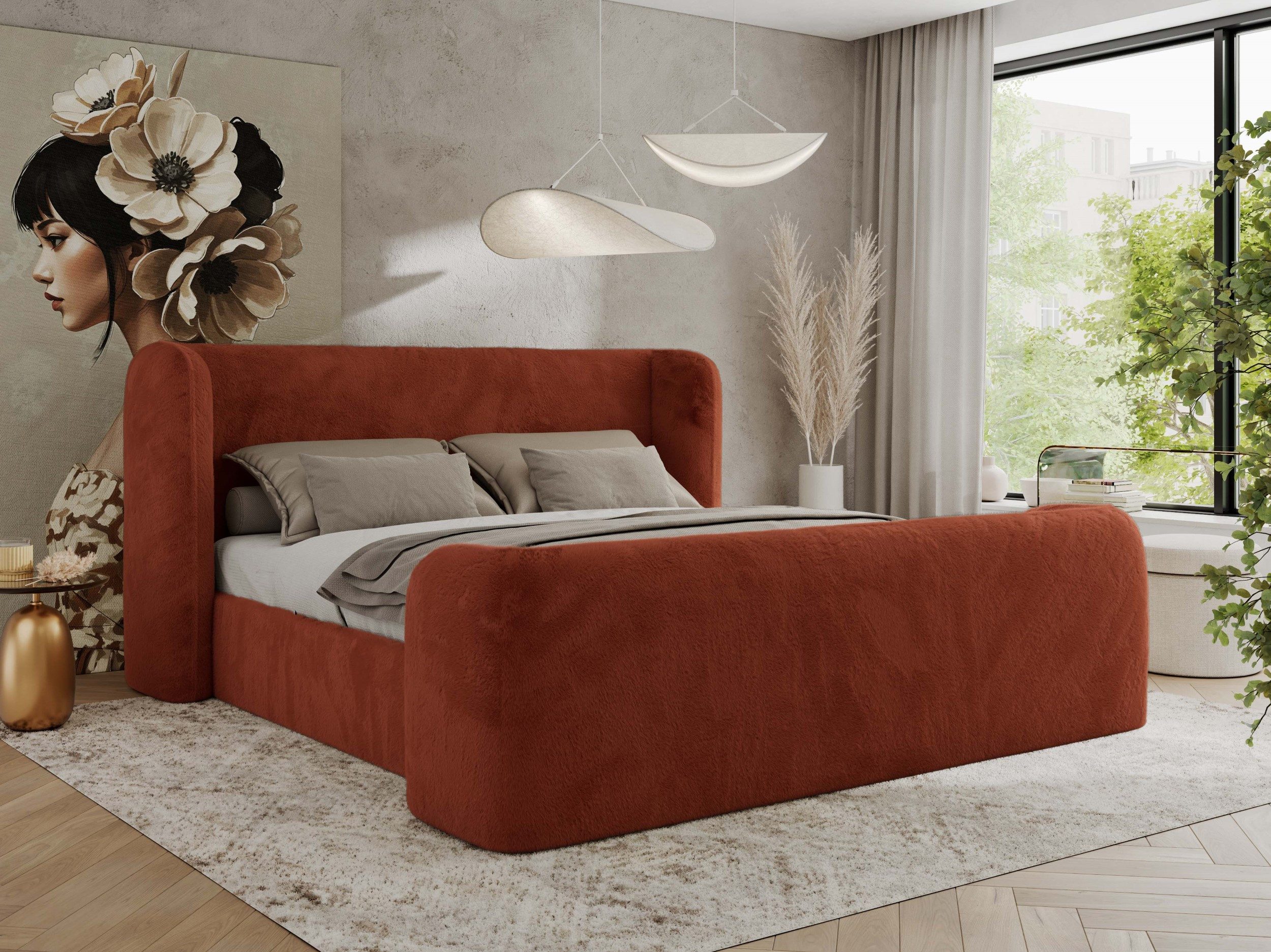 MKS MÖBEL Polsterbett EMORA CLASSIC DUO (Packung, Set, Gepolstertes Kopfteil, modernes Designerbett mit wählbaren), Doppelbett, mit/ohne Matratzen, ohne Bettkasten