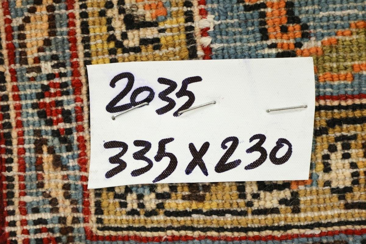 8 mm Orientteppich rechteckig, Höhe: Shahreza Perserteppich, / Handgeknüpfter Trading, 229x336 Orientteppich Nain