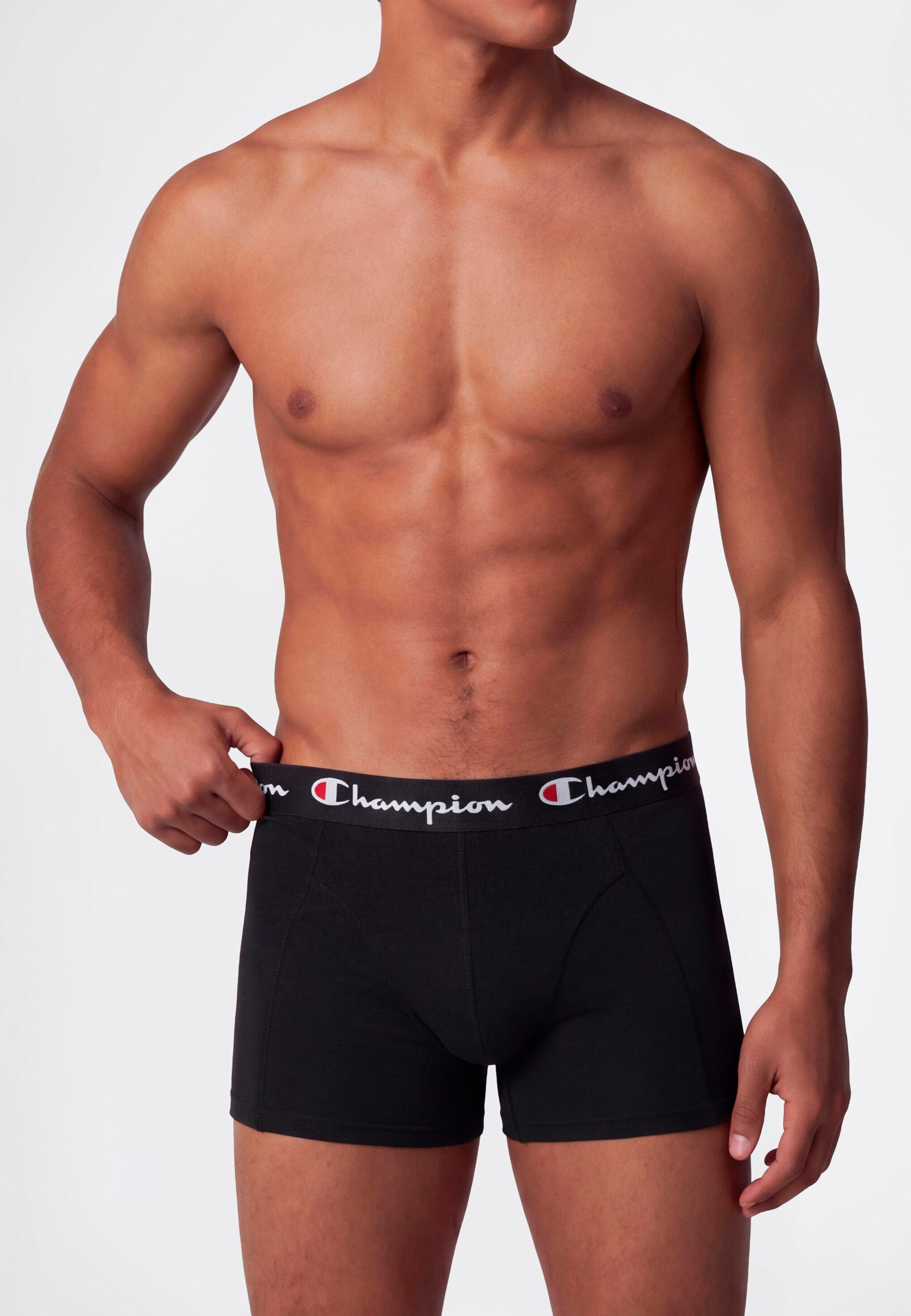 Champion Boxershorts 4 pk Boxer (4-St) 4er-Pack, für Erwachsene geeignet, aus Baumwolle und Elasthan