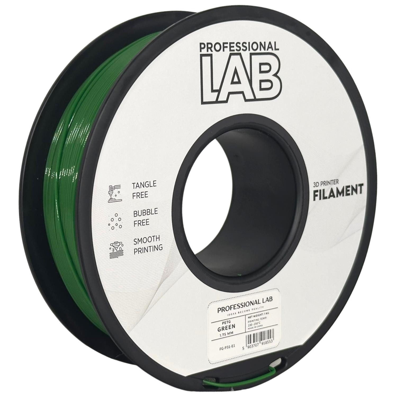 Prof. Lab Filament PETG Filament 1.75mm 1KG Lebensmittelecht Filament