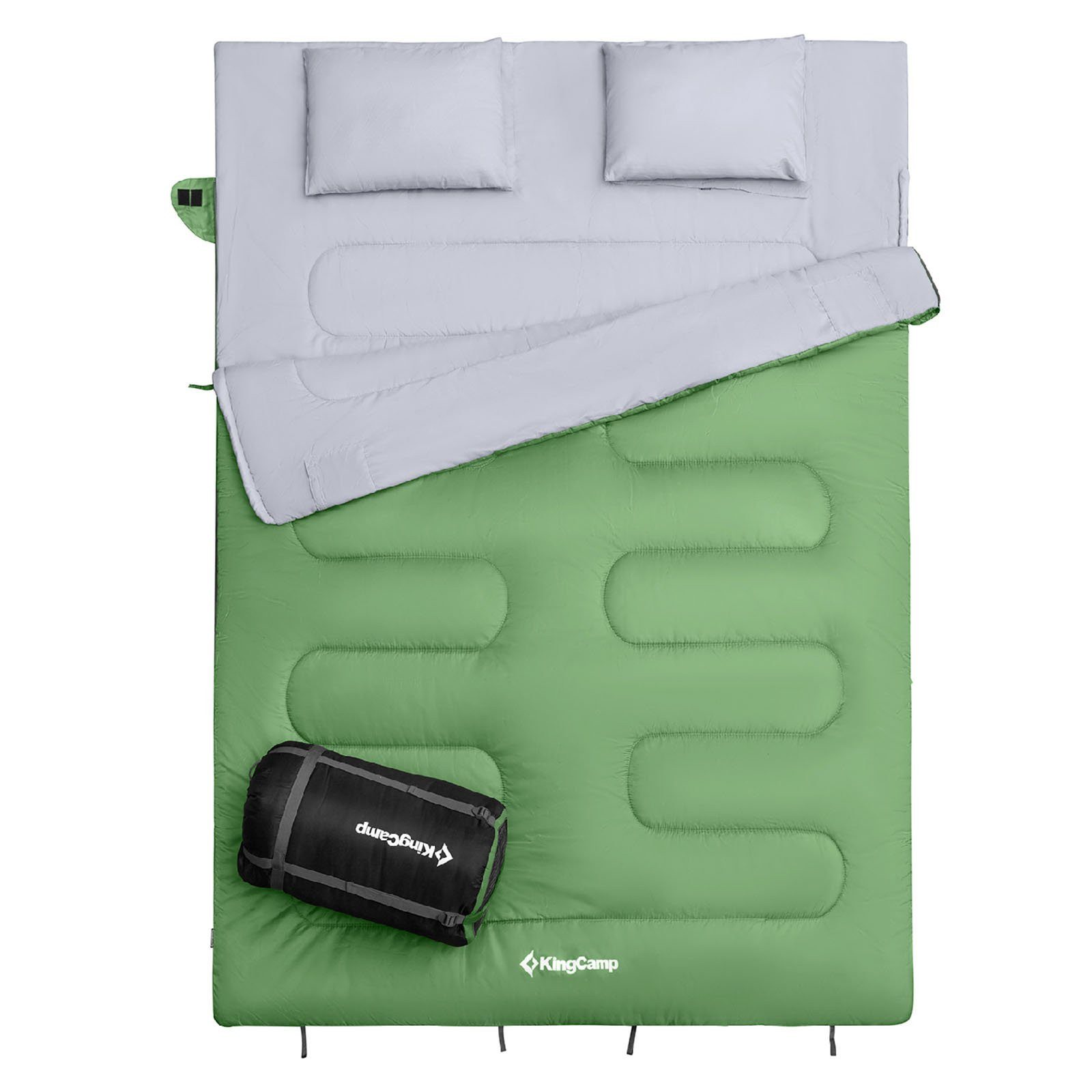 KingCamp Schlafsack Deckenschlafsack Oxygen 250 D - 2 Personen Doppel