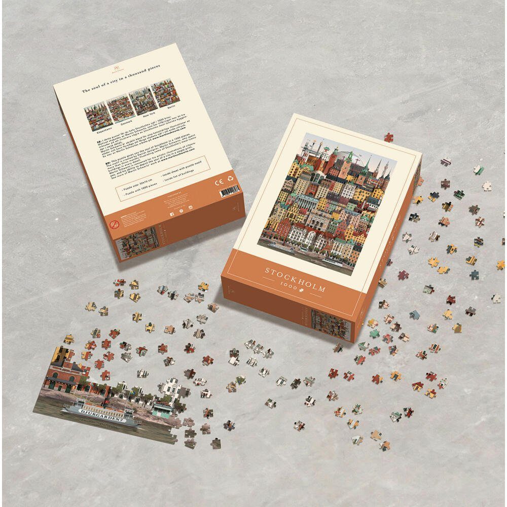 Martin Schwartz Puzzle Stockholm 50 x 70 cm, 1000 Puzzleteile günstig online kaufen