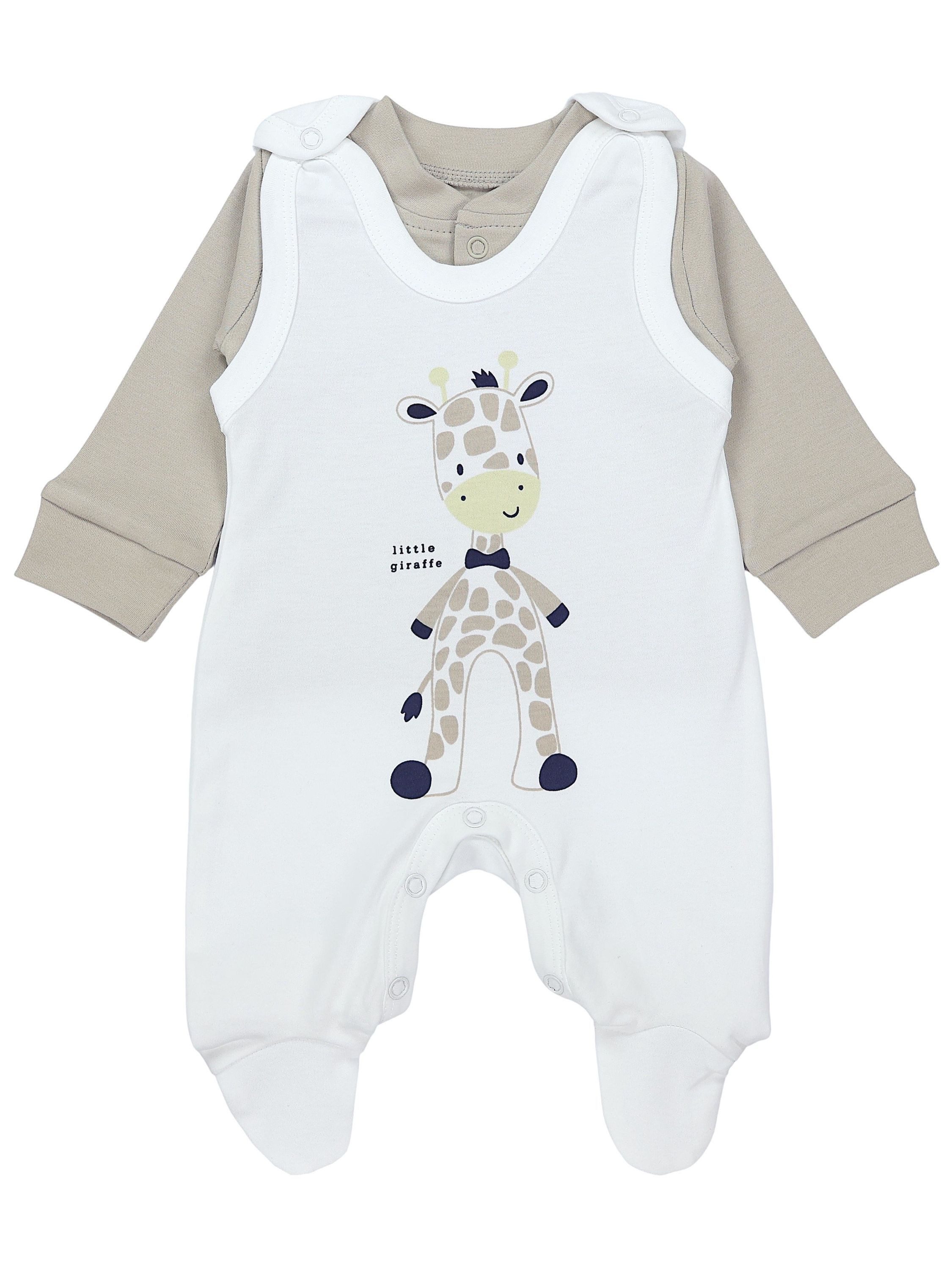 TupTam Strampler TupTam Baby Mädchen Jungen Strampler mit Langarmshirt Aufdruck Spruch von TupTam