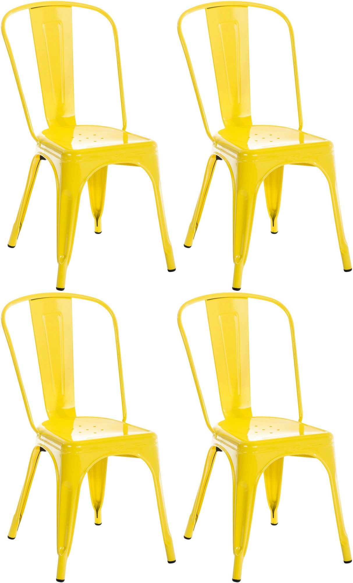 CLP Stapelstuhl Benedikt (4er Set, 4 St), stapelbar