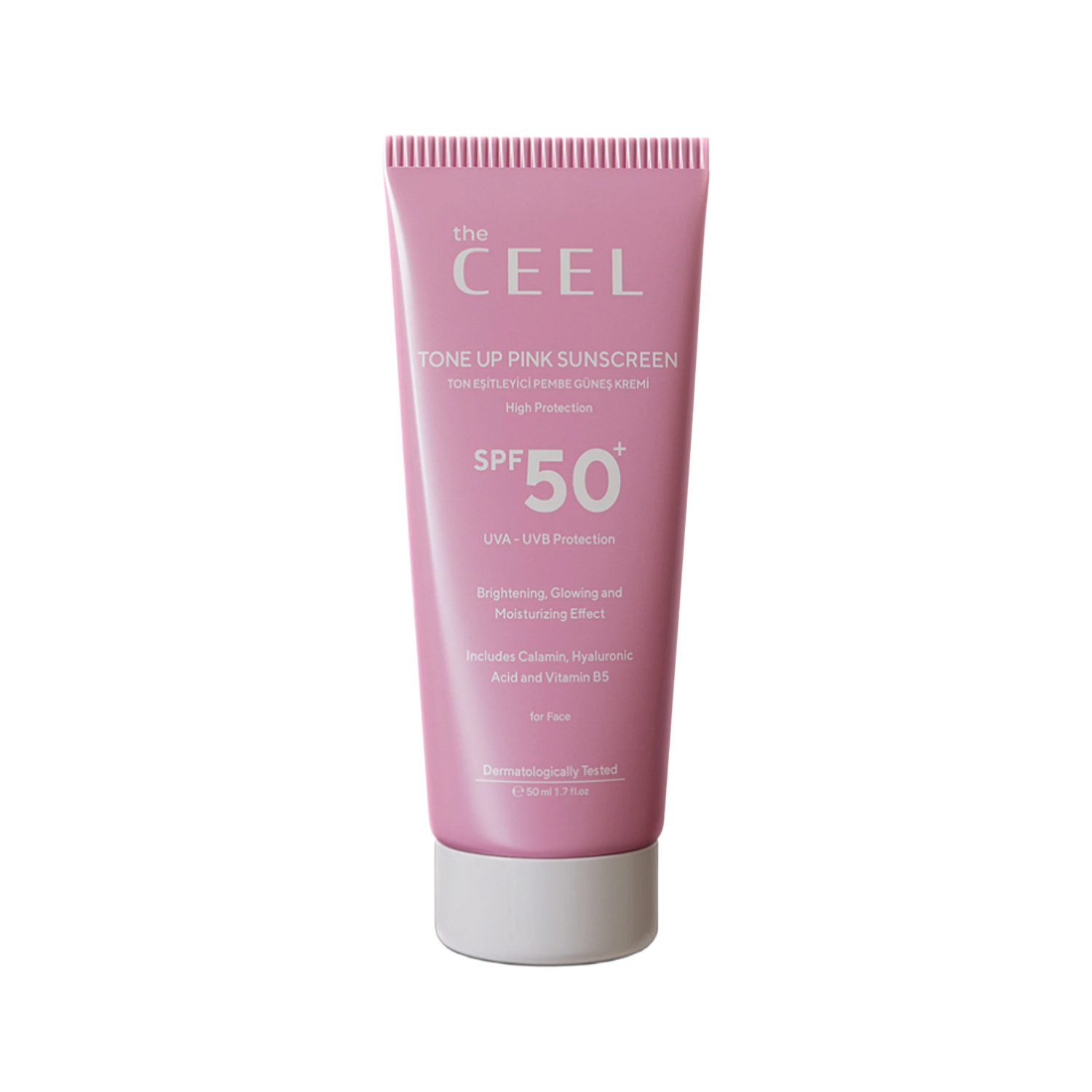 THE CEEL Sonnenschutzcreme Sonnencreme SPF 50+ Ausgleichender Teint Glutathion Hyaluronsäure