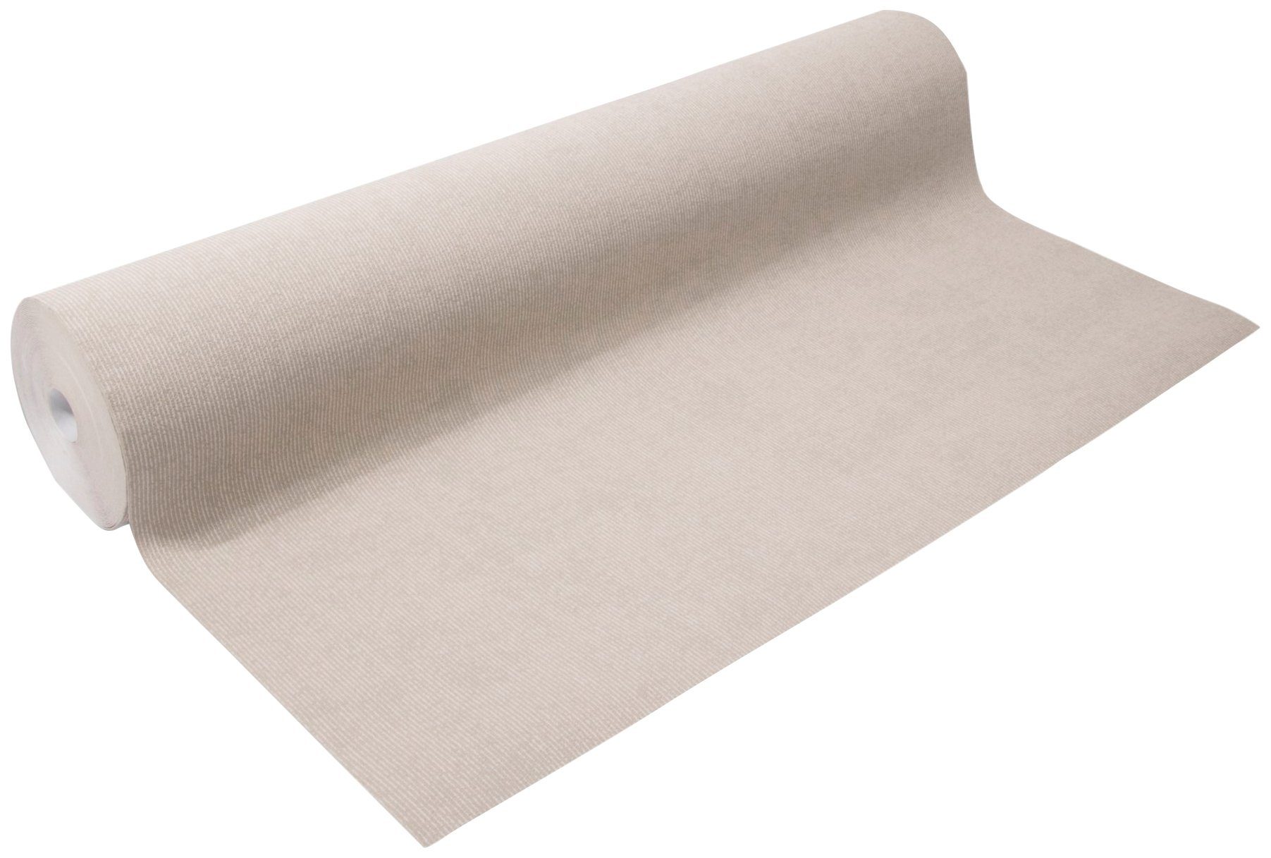 Superfresco Easy Vliestapete Versailles, aufgeschäumt, uni, (1 St), Taupe - 10m x 52cm