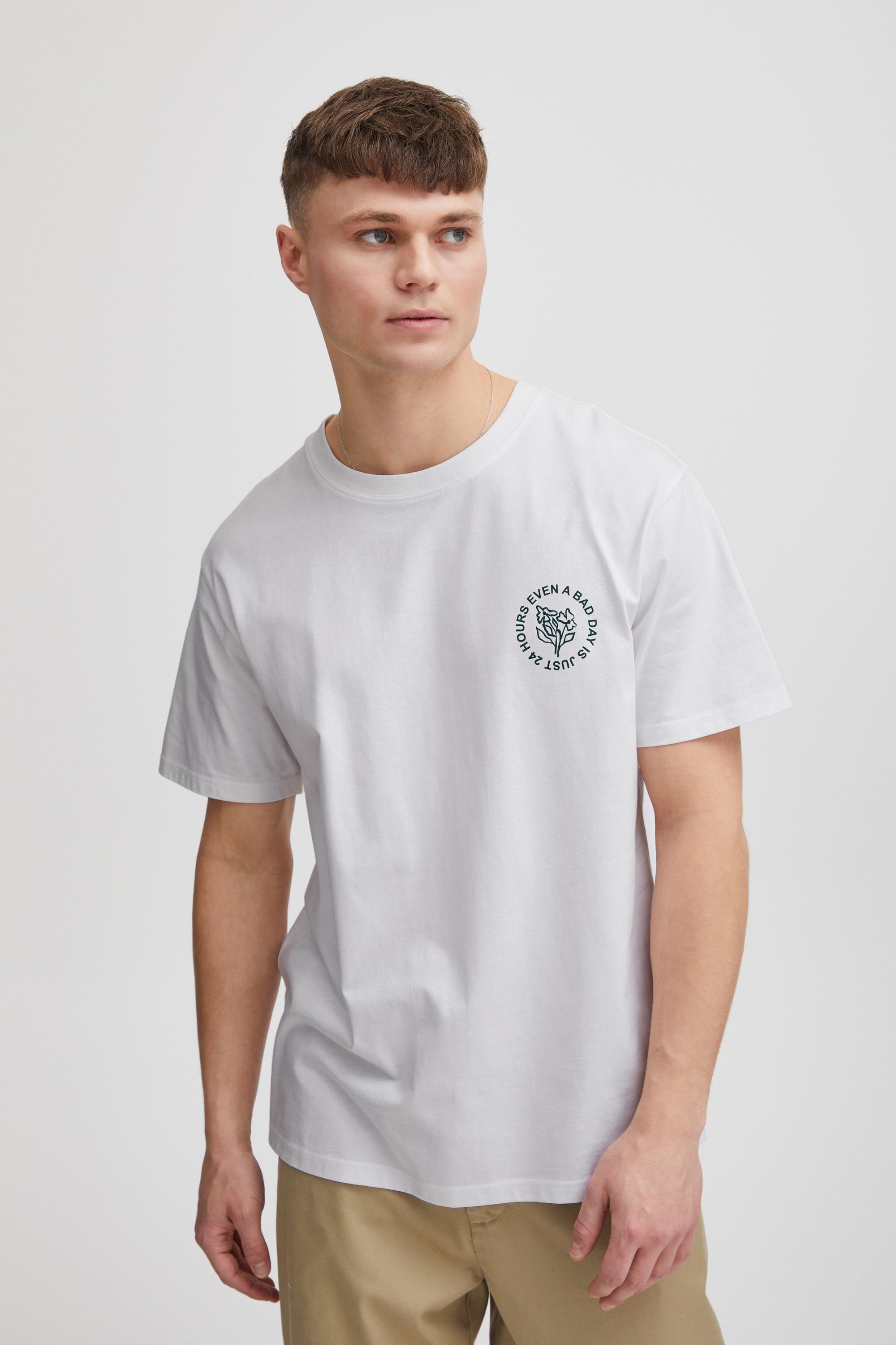 Solid T-Shirt SDGekko - (110601) 21107868 WHITE