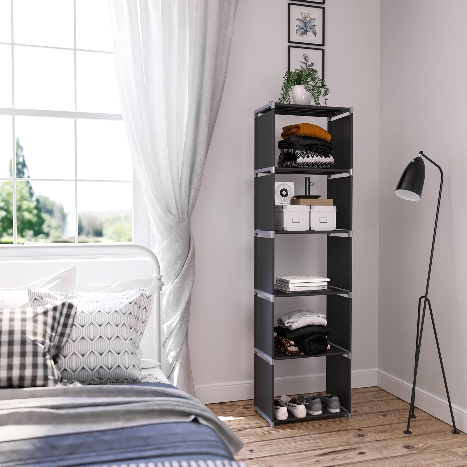 SONGMICS Standregal »LSN15H«, Standregal BÜcherregal Lagerregal Regale