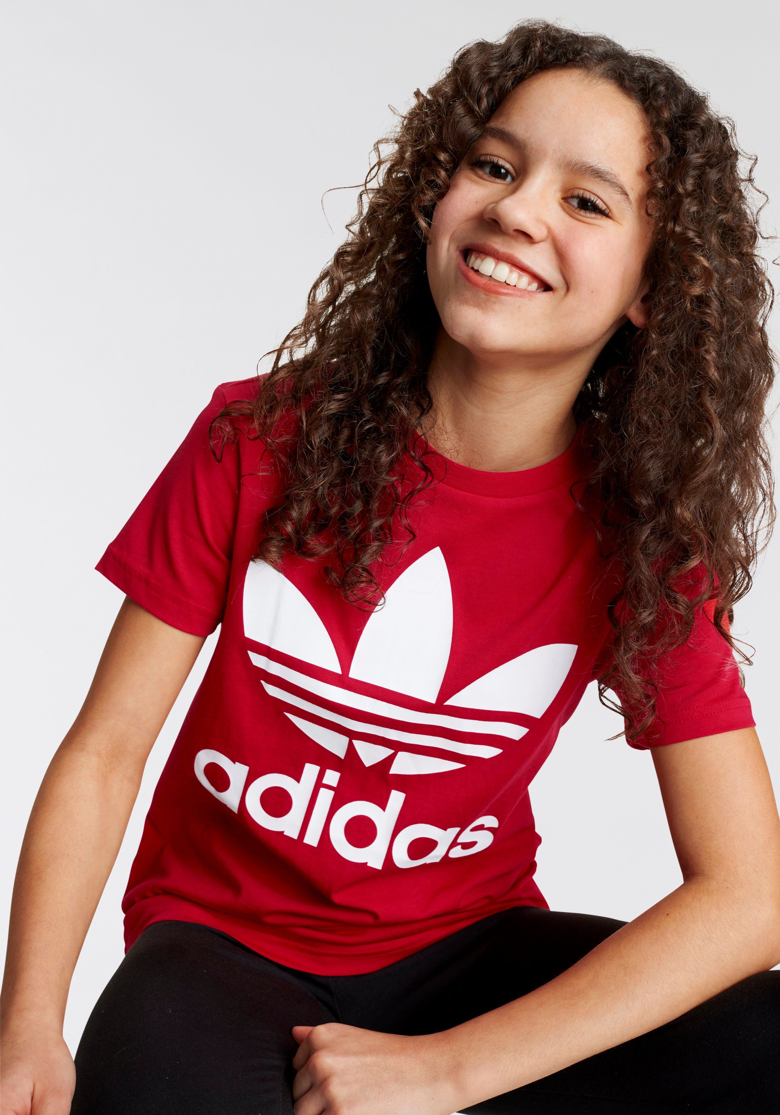 adidas Originals T-Shirt Scarlet TEE Unisex Better TREFOIL