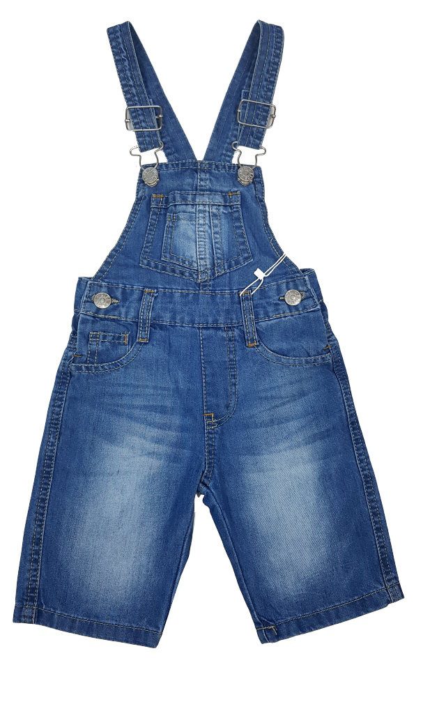 Fashion Boy Jeanslatzhose Tolle Kurze Jeans Latzhose M4805