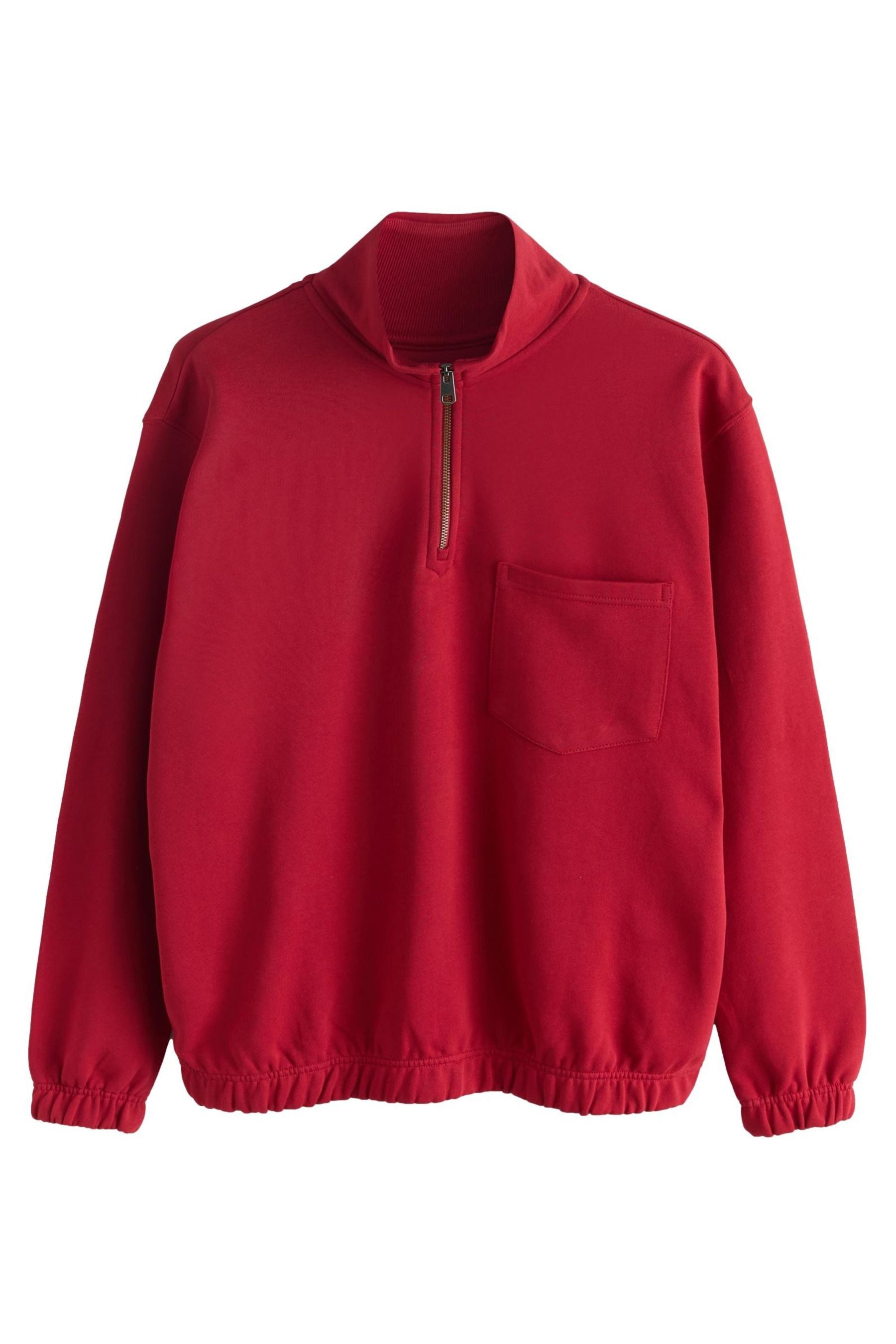 Next Sweater Leichte Jersey-Sweatjacke mit Trichterkragen + RV (1-tlg)