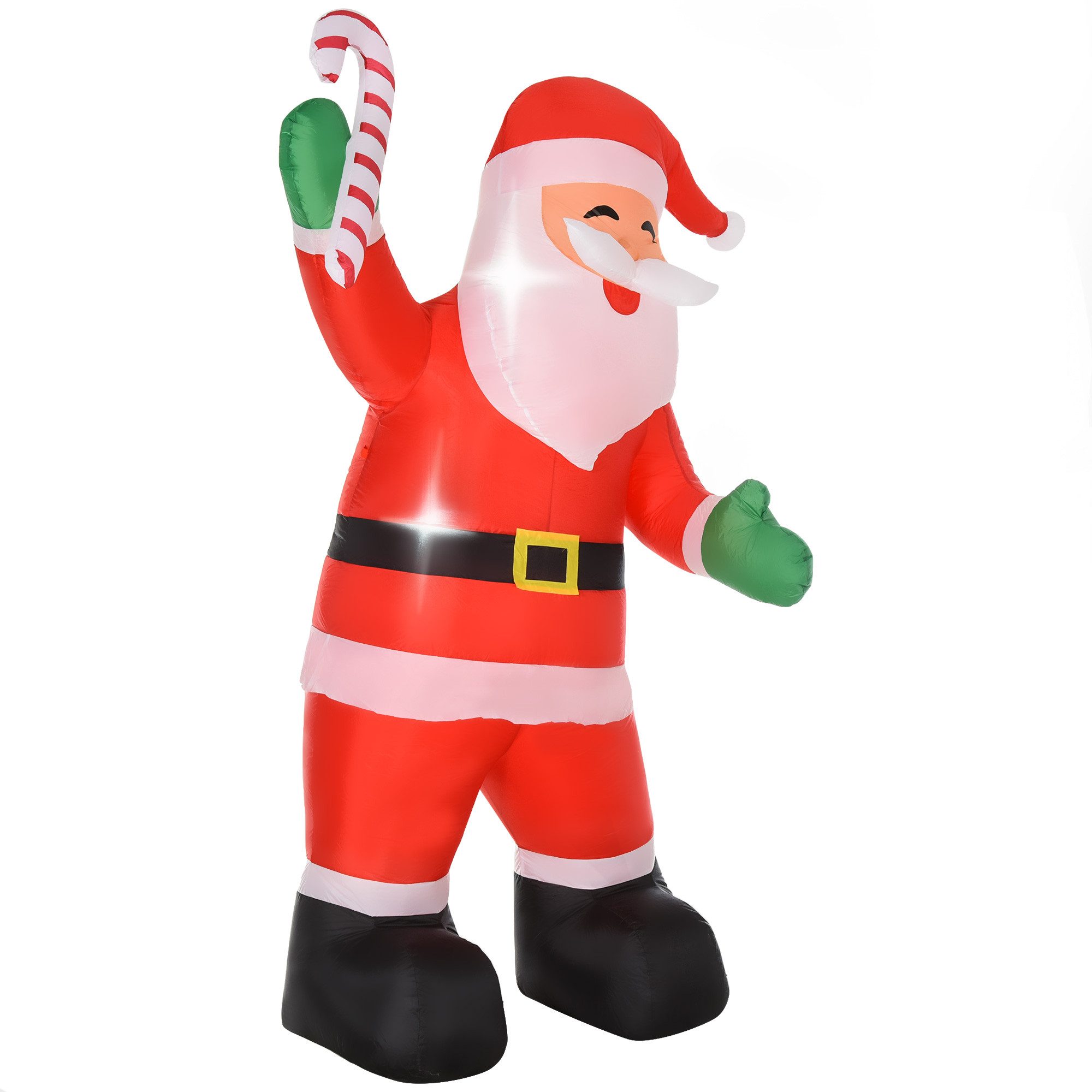 HOMCOM Weihnachtsfigur mit LED-Beleuchtung, Zuckerstange (2,4 günstig online kaufen