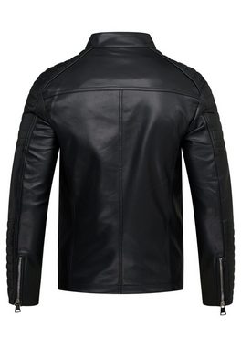 behype Lederimitatjacke BHKILLEEN Übergangsjacke im Biker-Stil Blouson