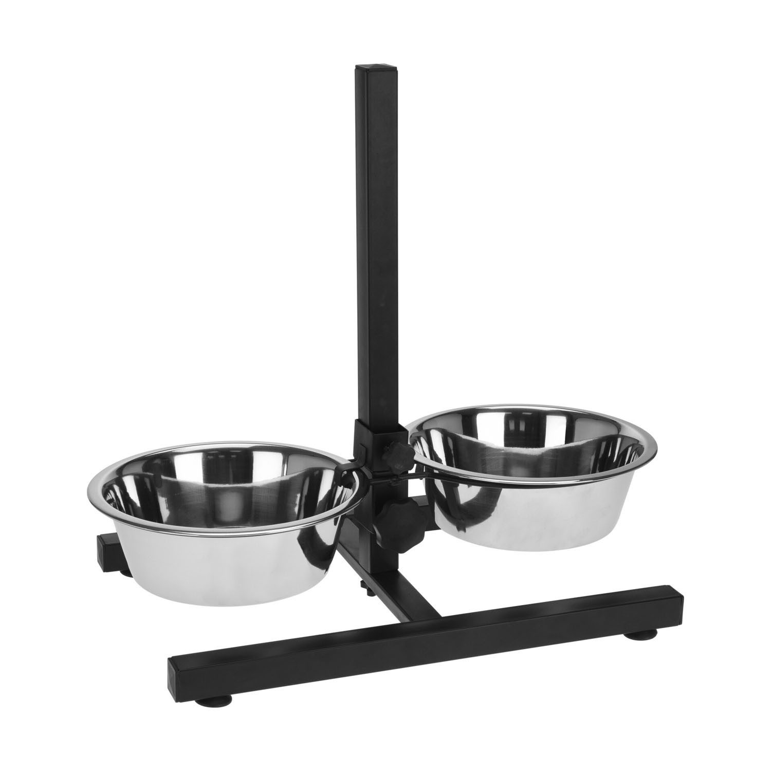 Futternapf Hundenapf / Fressnapf / Futternapf Ø 19cm Höhenverstellbar Edelstahl