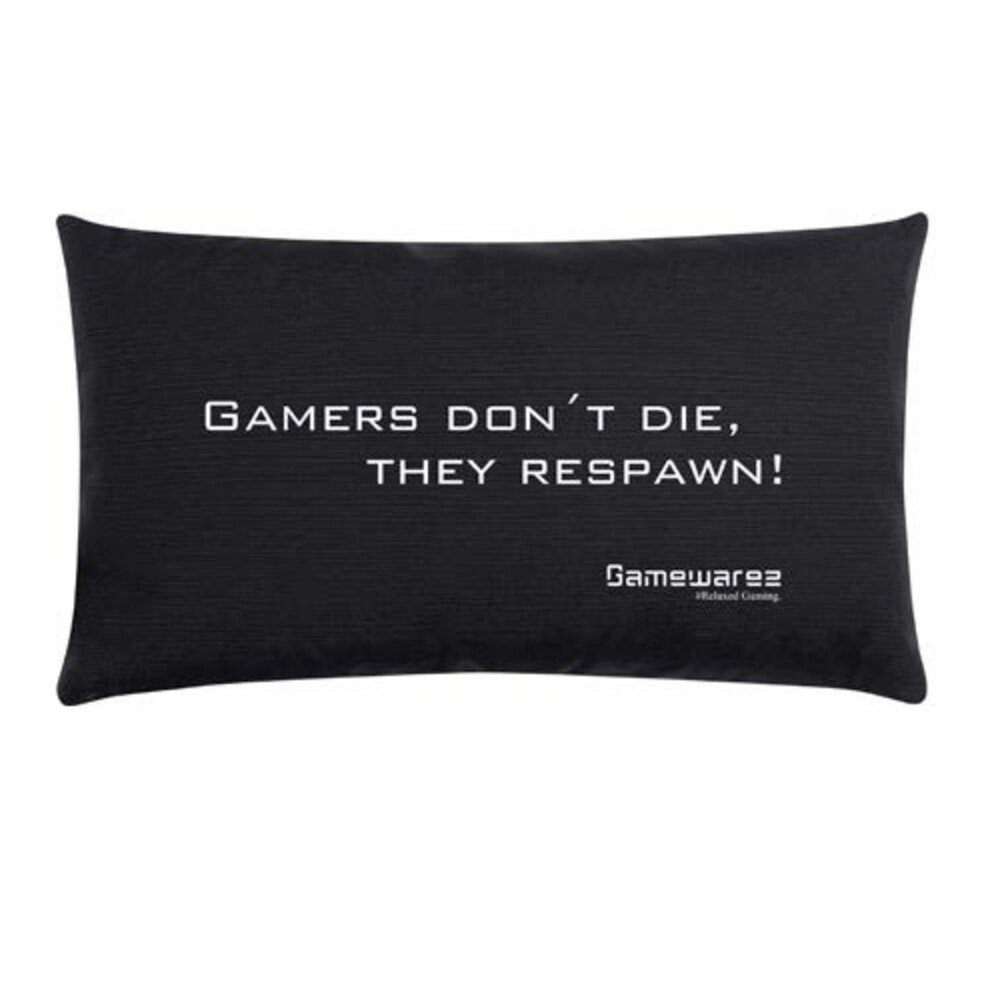 GAMEWAREZ Sitzkissen Gamewarez Gaming Kissen "Gamers don´t die, they respawn!"