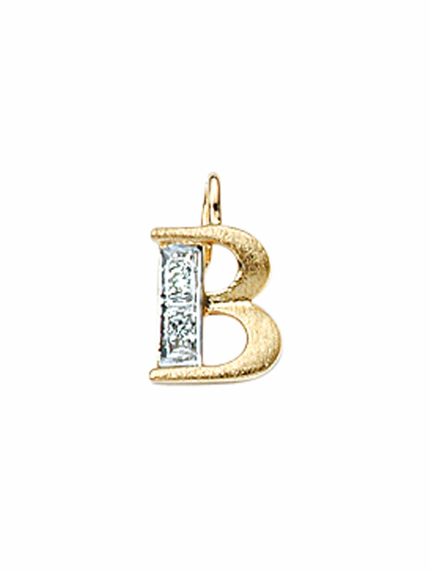 Beliebter Klassiker Adelia´s Buchstabenanhänger 585 & Buchstabenanhänger Gold mit mit Herren Diamant, Goldschmuck Damen Diamant für