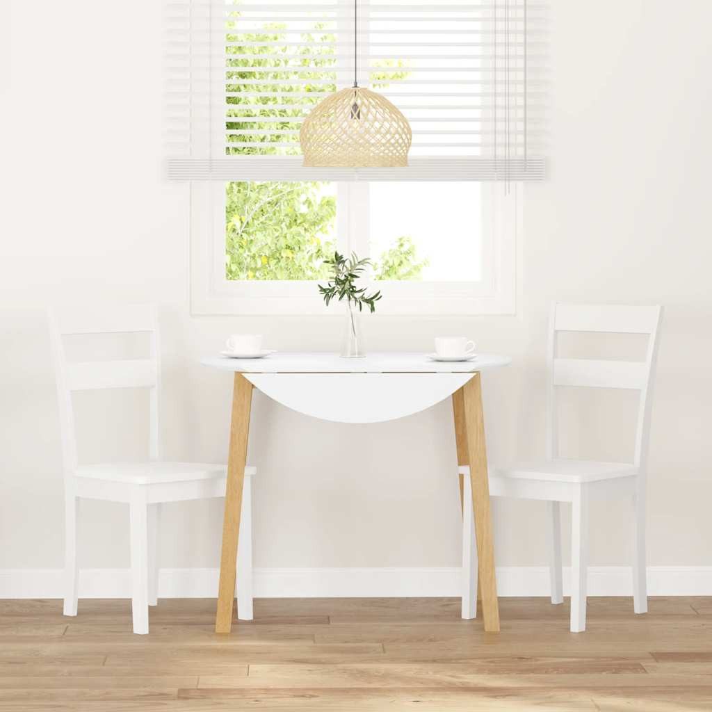 vidaXL Esszimmerstuhl Esszimmerstühle 2 Stk. Weiß günstig online kaufen