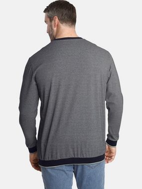 Charles Colby Sweatshirt »EARL KEARNEY« aus zweifarbigem Strick