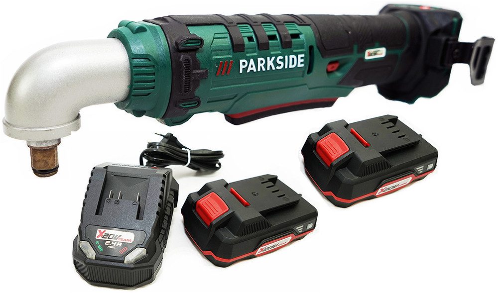 Parkside Akku-Winkelschlagschrauber 20V PAWS 20 A1 Winkel Schlagschrauber 1/2 Zoll, 76 Nm