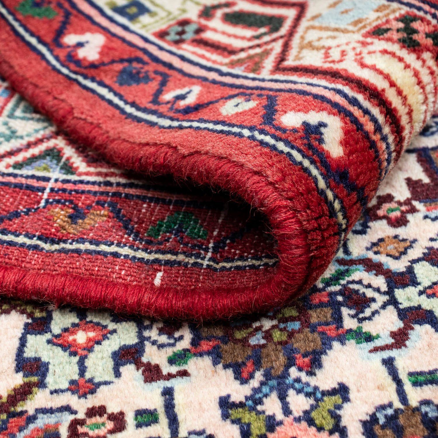10 chiaro Handgeknüpft Medaillon Wollteppich mm, morgenland, rechteckig, Hosseinabad Rosso Höhe: 76 x cm, 134