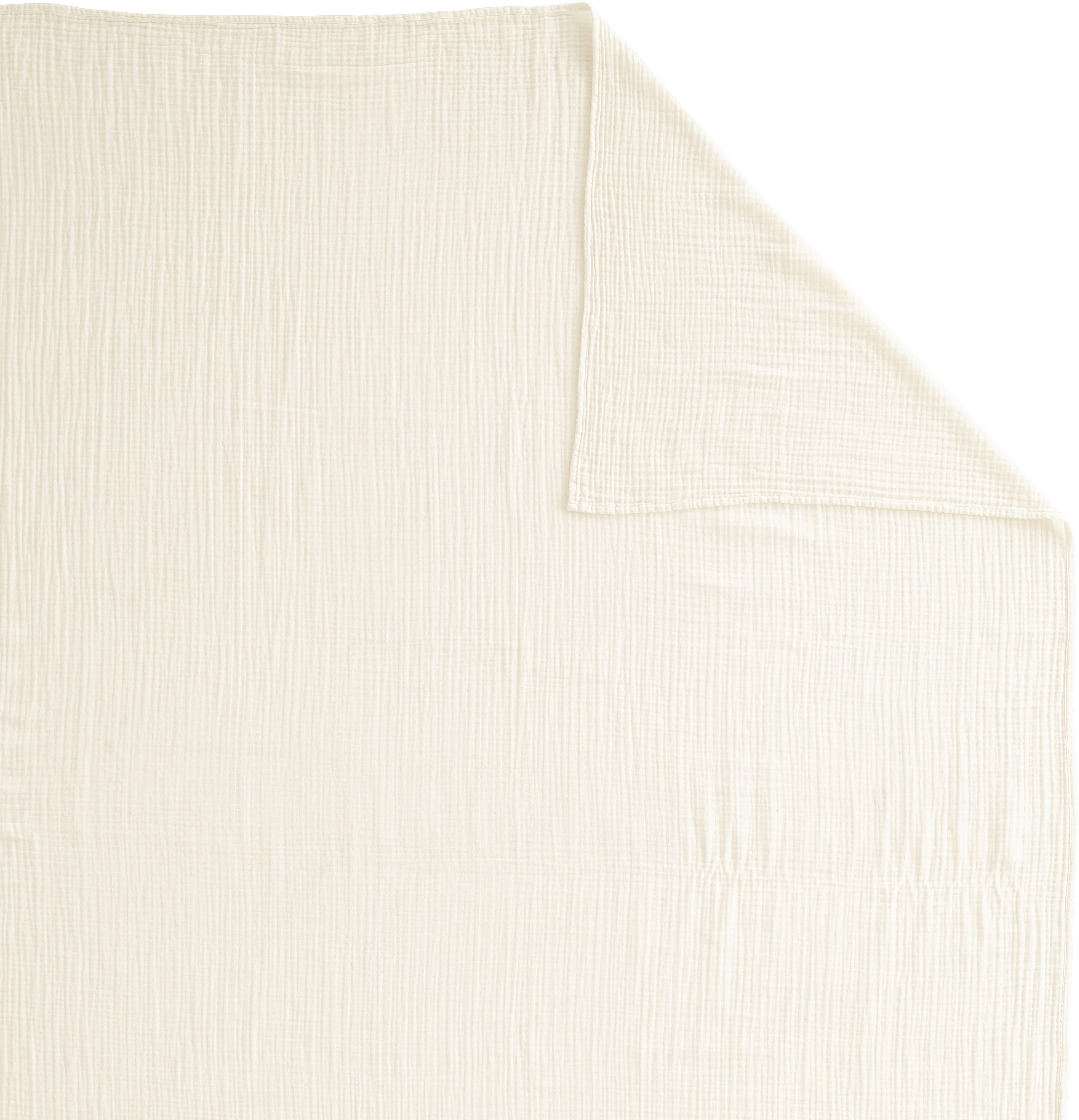Wohndecke HEVIN, Musselin, 100% Baumwolle, Topseller!, LeGer Home by Lena Gercke, Tagesdecke im Baumwoll-Crinkle-Effekt, Musselin, Kuscheldecke – Bild 4 von 4