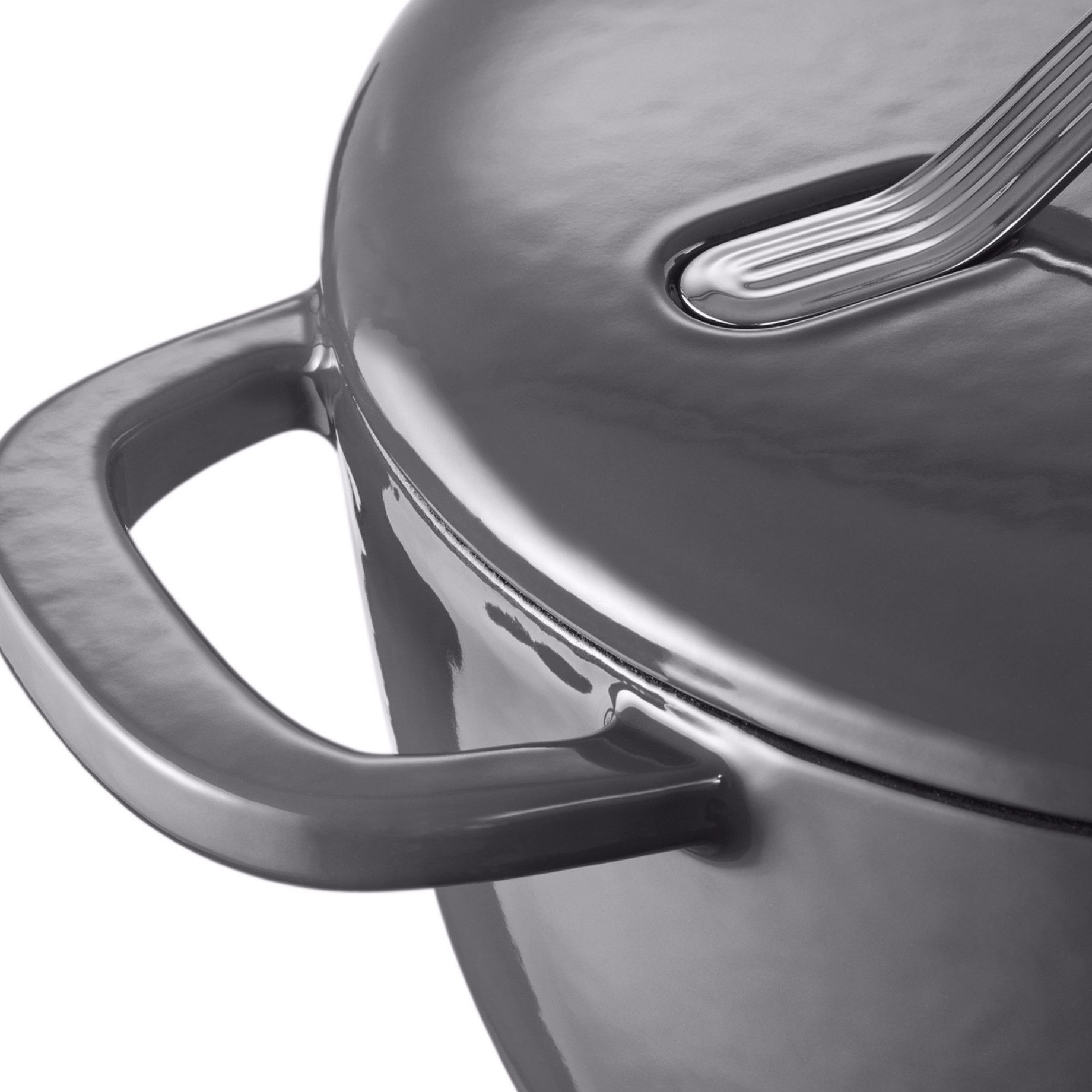 TUPPERWARE Fleischtopf Tupperware Cast Iron 5,4 l Kasserolle aus emailliertem Gusseisen