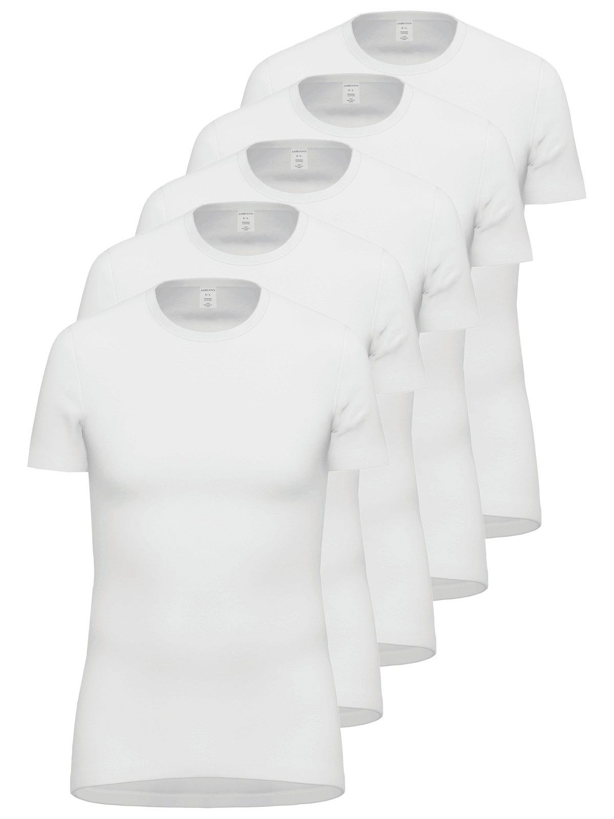 Ammann Unterziehshirt 5er Pack Shirt 1/2 Arm Day Classic / Feinripp (Spar-S günstig online kaufen