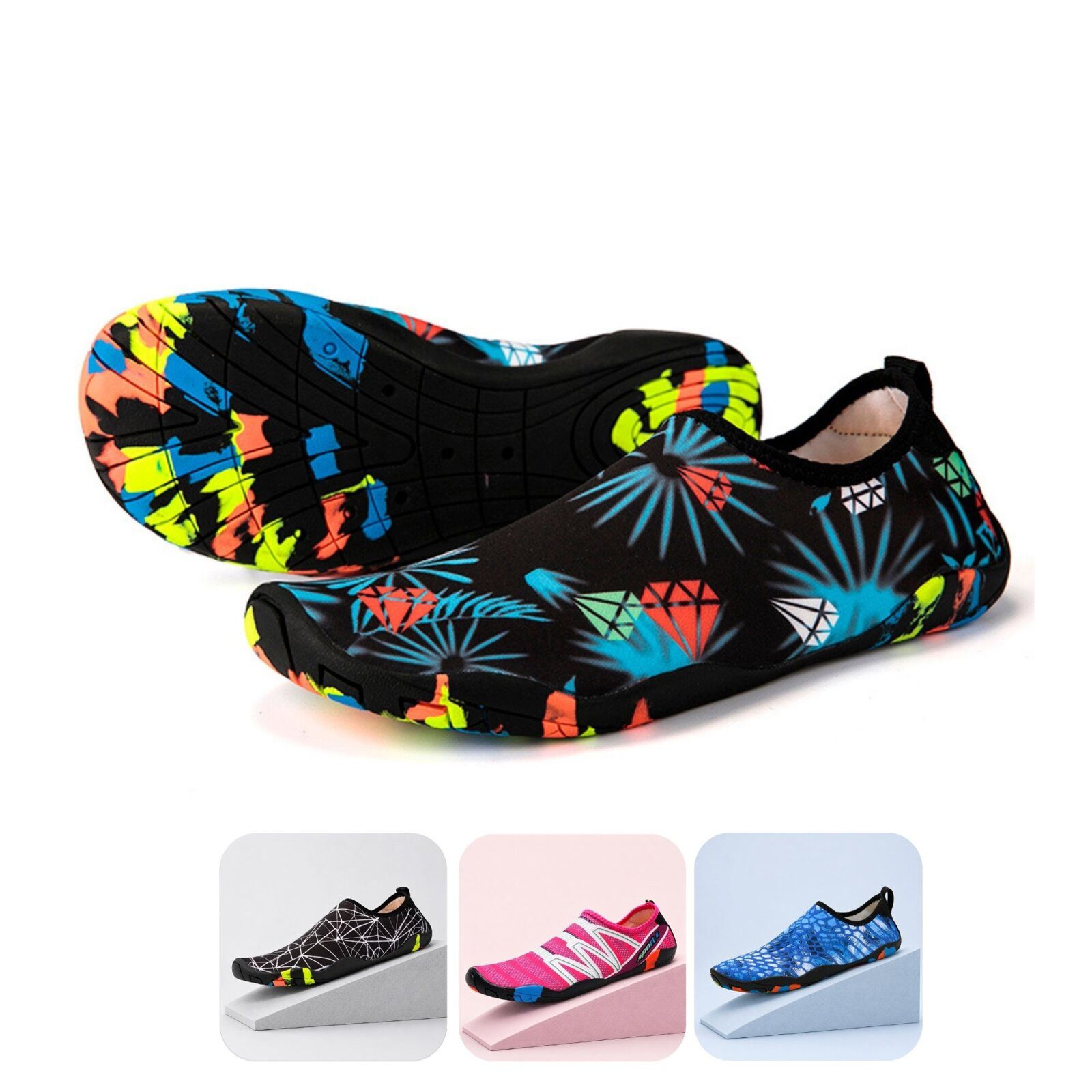 DOTALES Aqualite Barfuß-Wasserschuhe, Badeschuhe Damen & Herren Aquaschuh Minimalschuhe