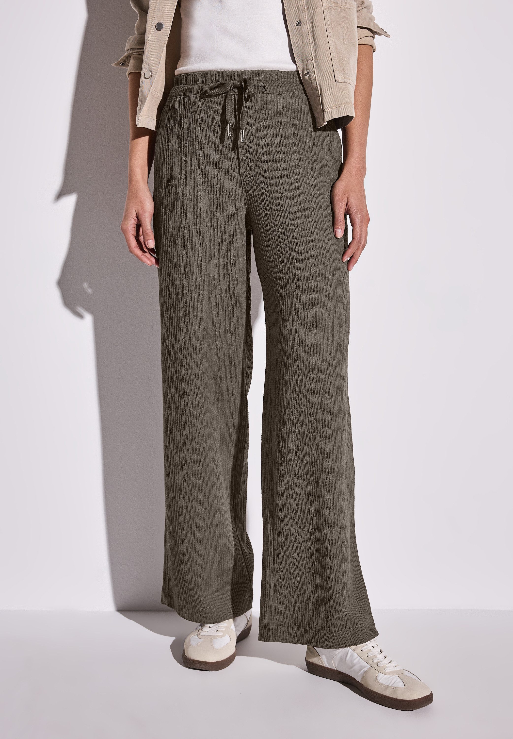 STREET ONE Stoffhose mit Struktur günstig online kaufen