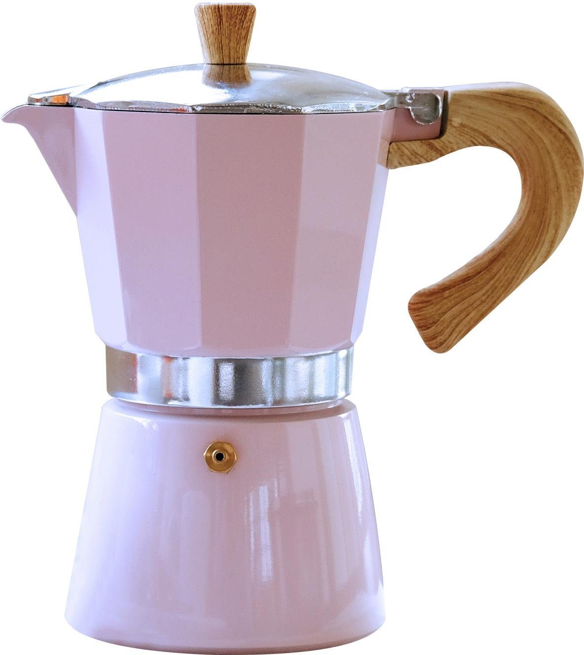 gnali & zani Кофеварка эспрессо, Induktion, rosa