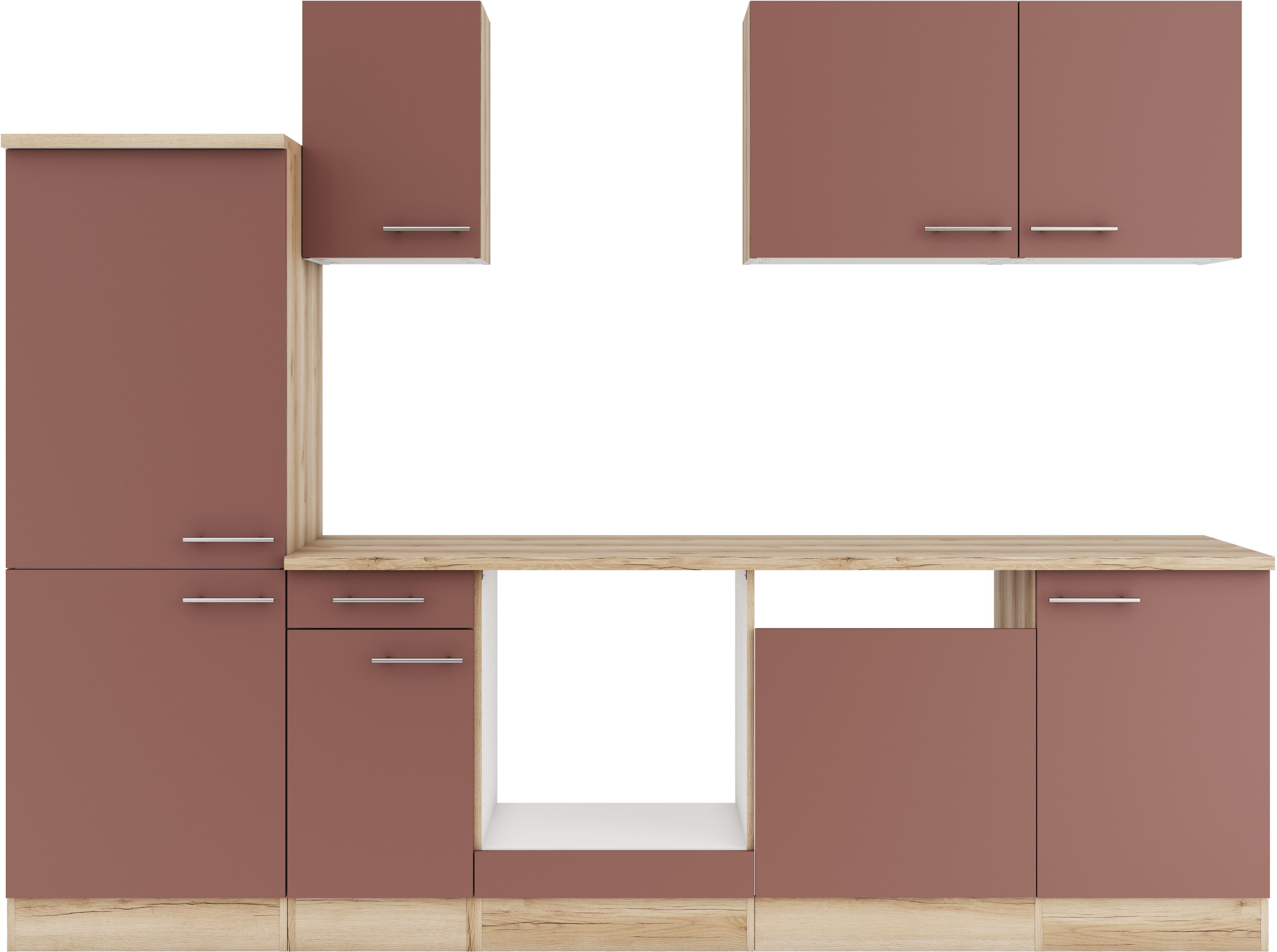 OPTIFIT Küche Bella, Breite 210 cm, wahlweise mit E-Geräten