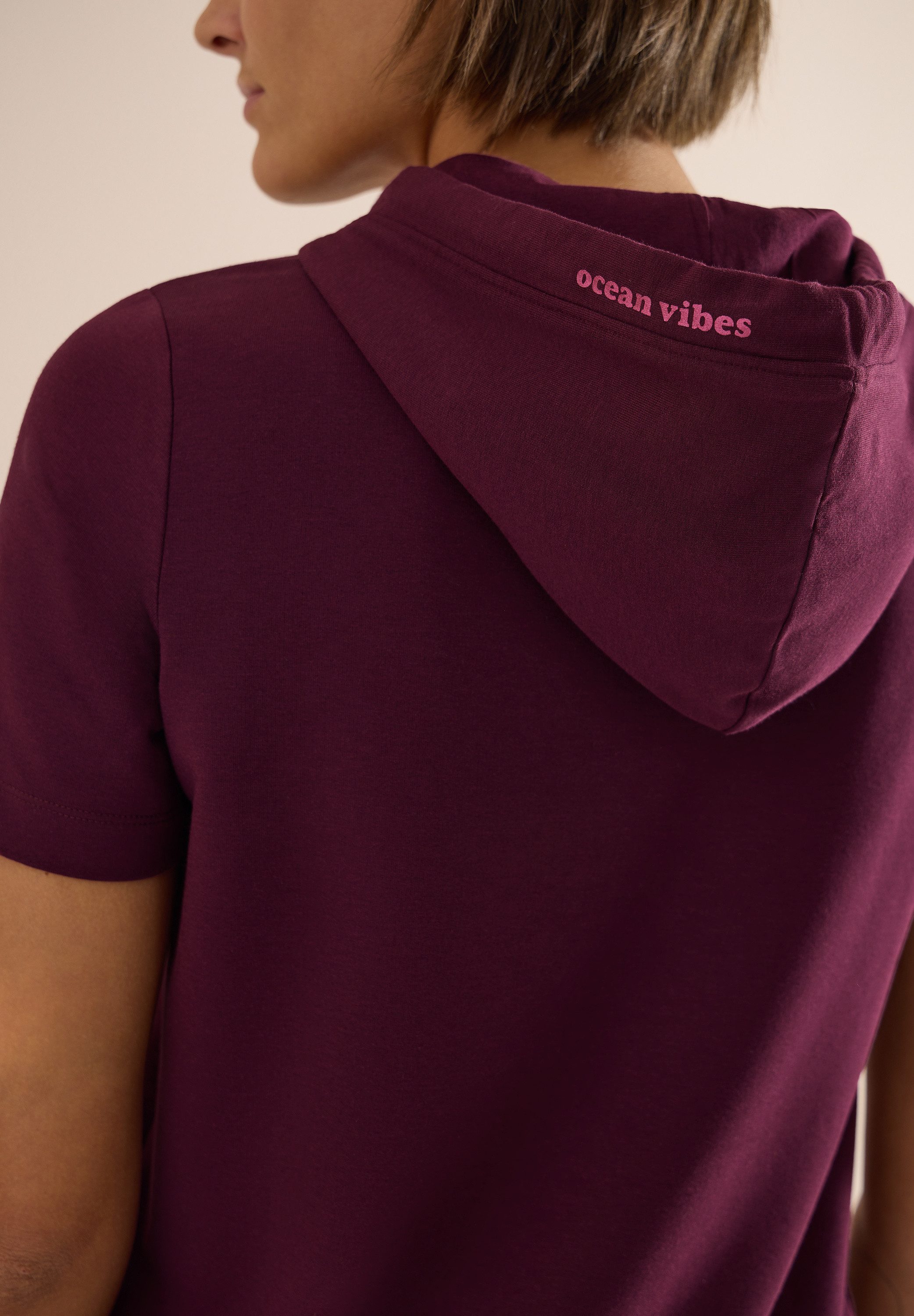 CECIL Kapuzenshirt mit Schriftzug